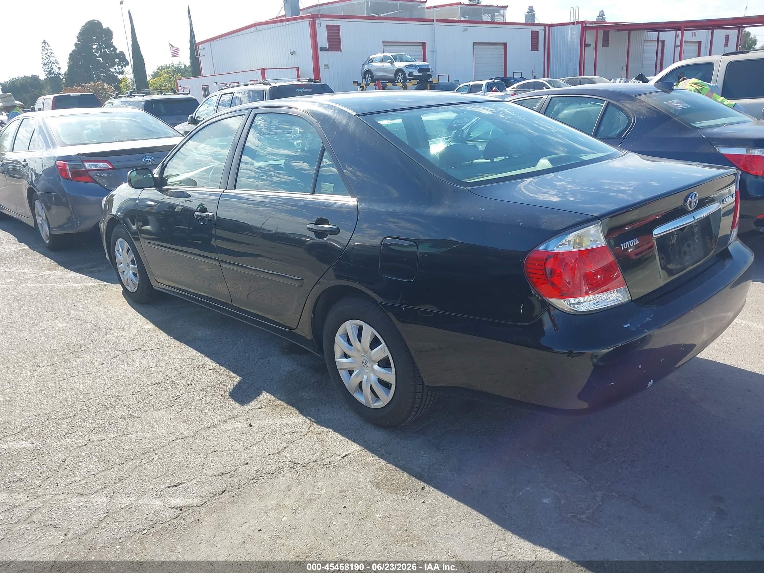 2005 Toyota Camry Le Black vin: 4T1BE32K05U409895