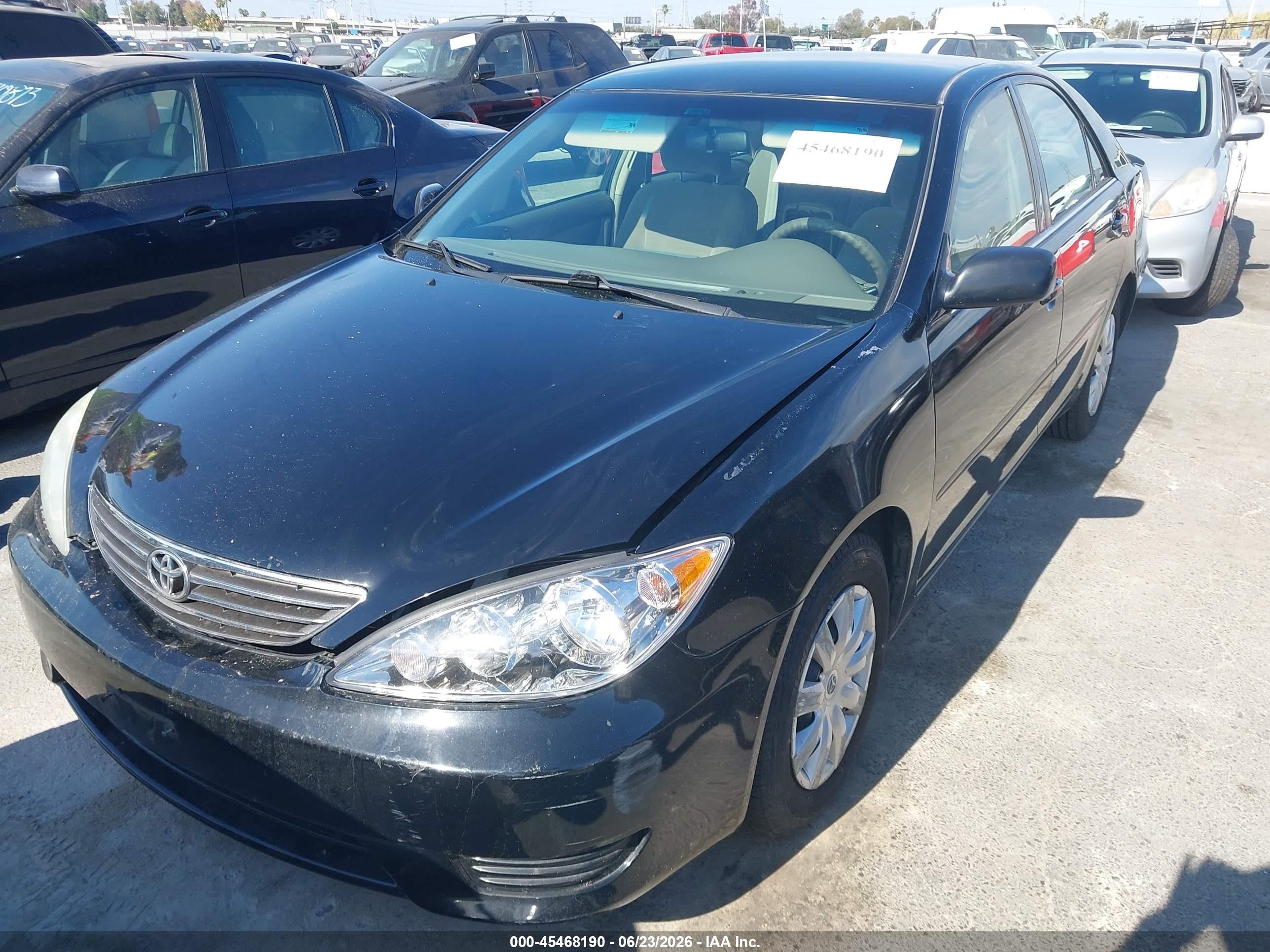 2005 Toyota Camry Le Black vin: 4T1BE32K05U409895