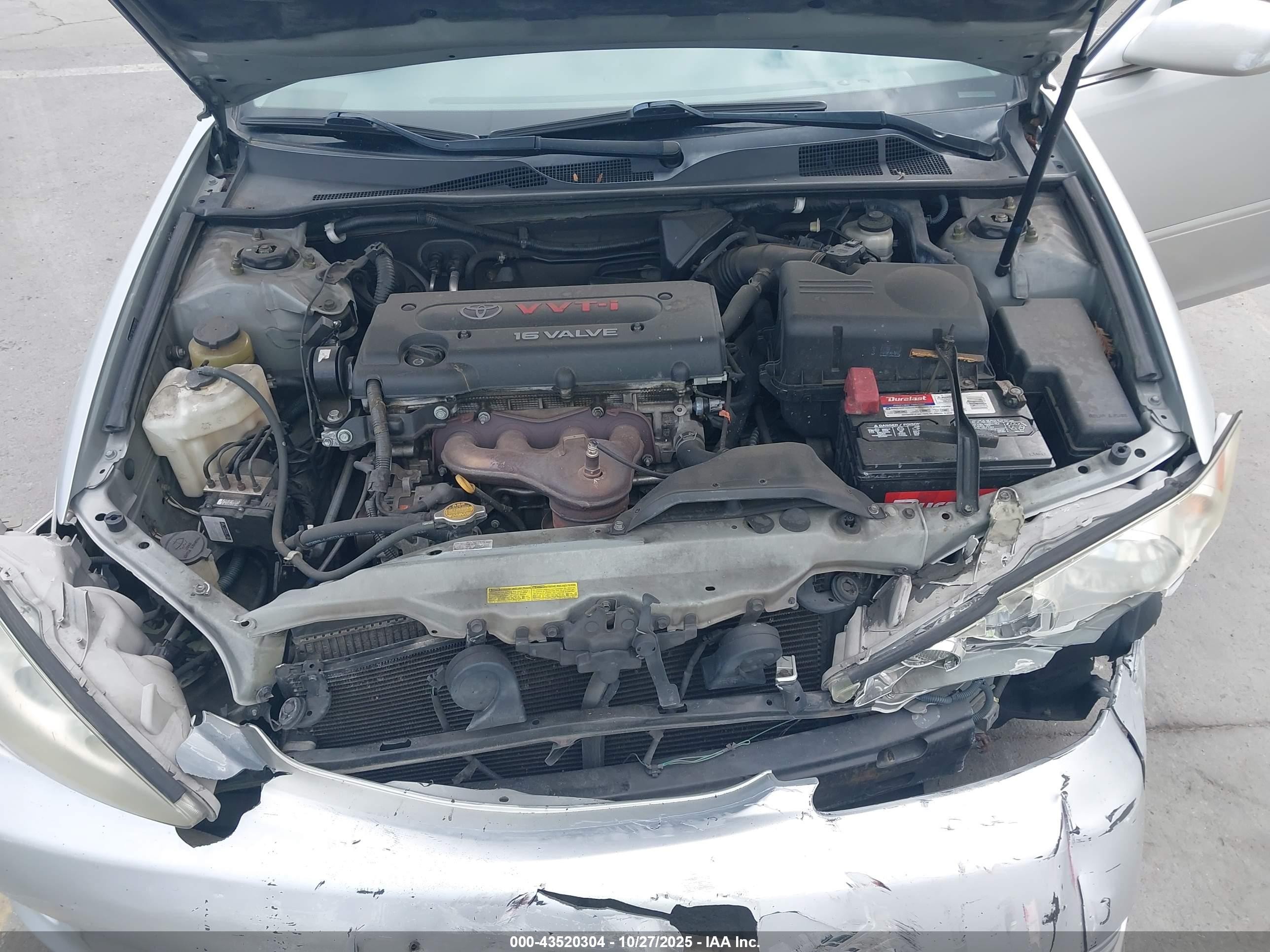 2005 Toyota Camry Le Silver vin: 4T1BE32K05U588505