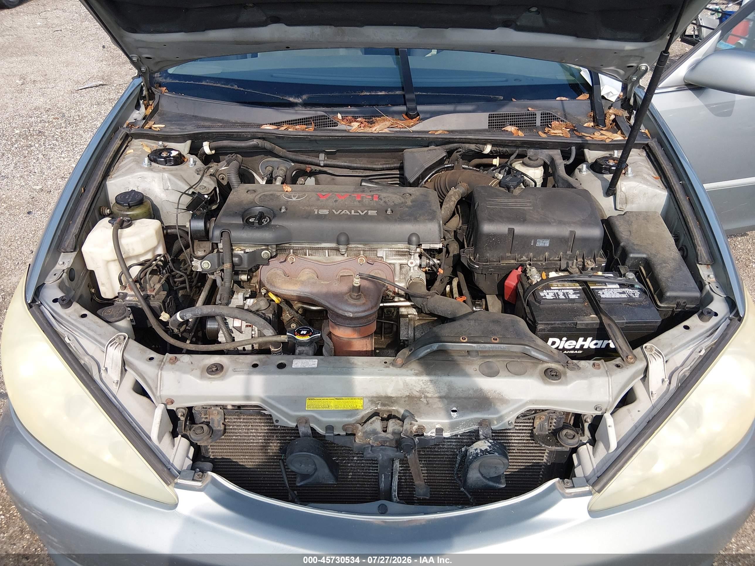 2005 Toyota Camry Le Silver vin: 4T1BE32K05U592912