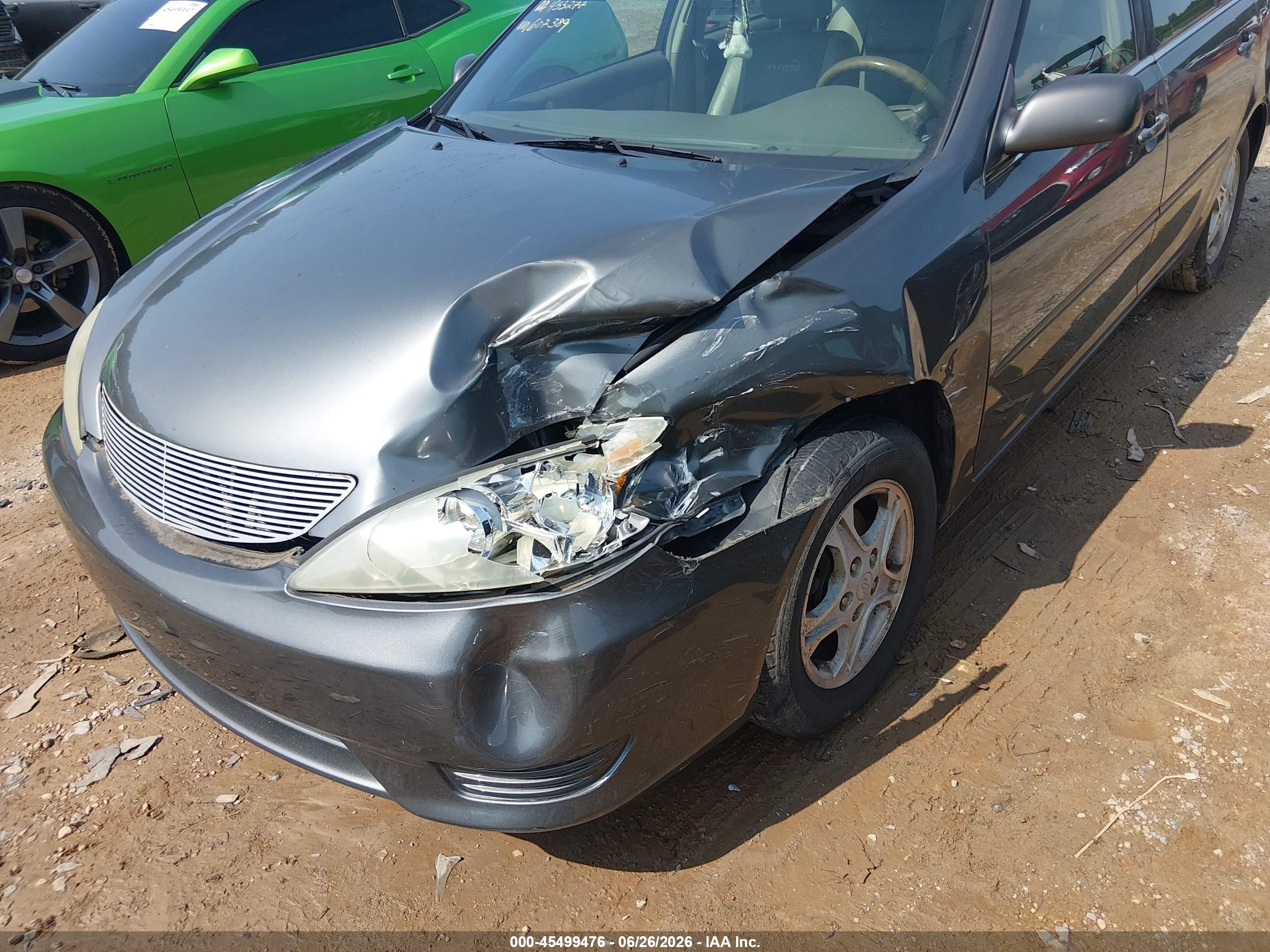 2005 Toyota Camry Le Gray vin: 4T1BE32K05U607389