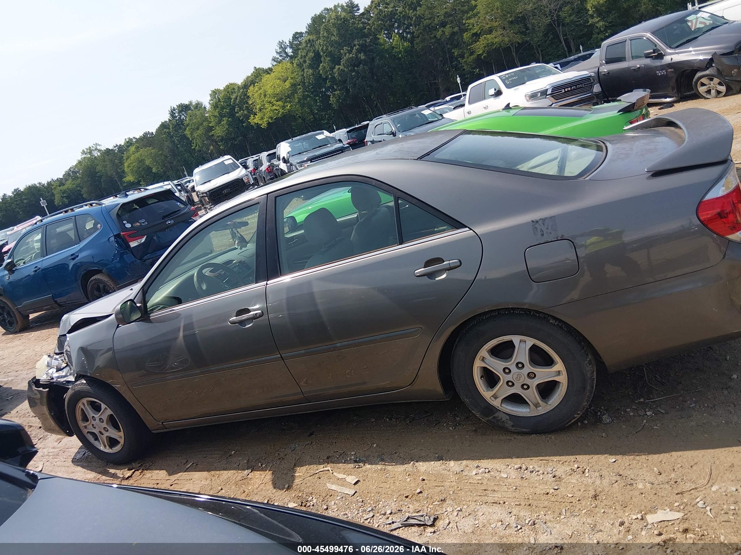 2005 Toyota Camry Le Gray vin: 4T1BE32K05U607389