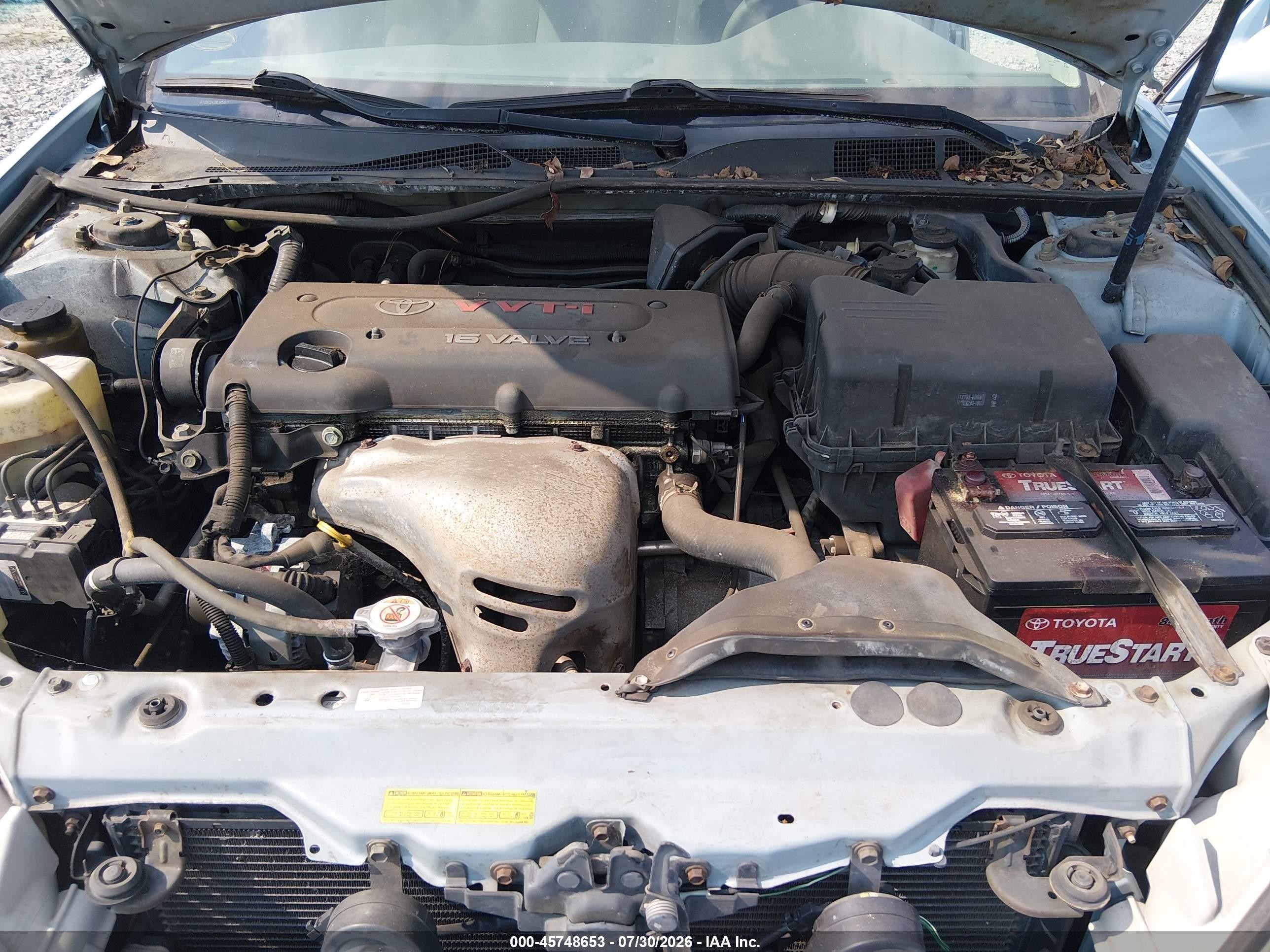 2005 Toyota Camry Le Синий vin: 4T1BE32K05U951921