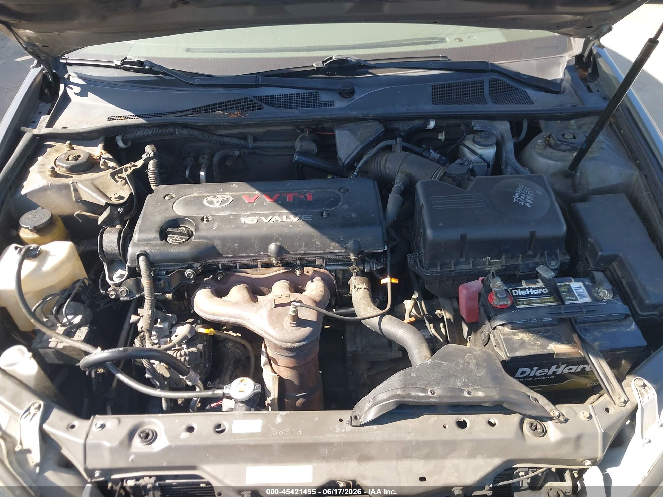 2005 Toyota Camry Le Gray vin: 4T1BE32K05U956875