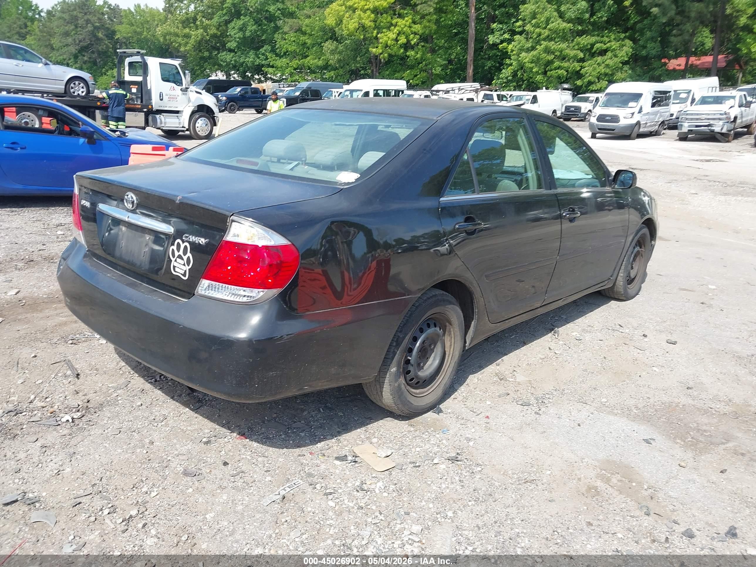 2006 Toyota Camry Std Black vin: 4T1BE32K06U116113