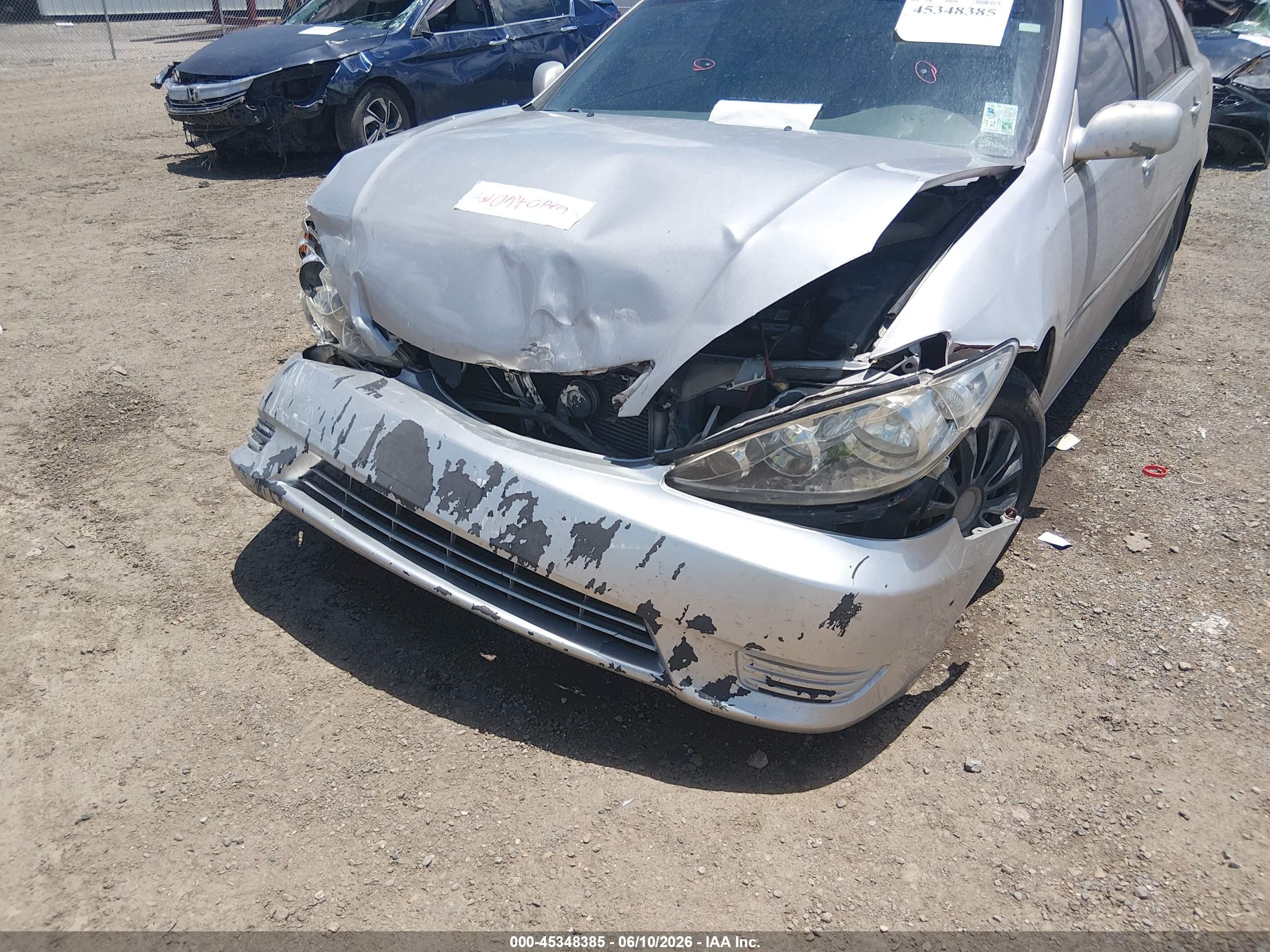 2006 Toyota Camry Le Silver vin: 4T1BE32K06U143070
