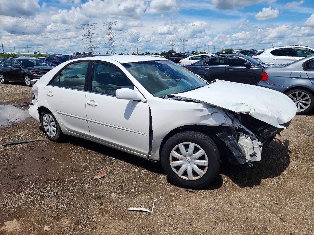 2006 Toyota Camry Le White vin: 4T1BE32K06U647702