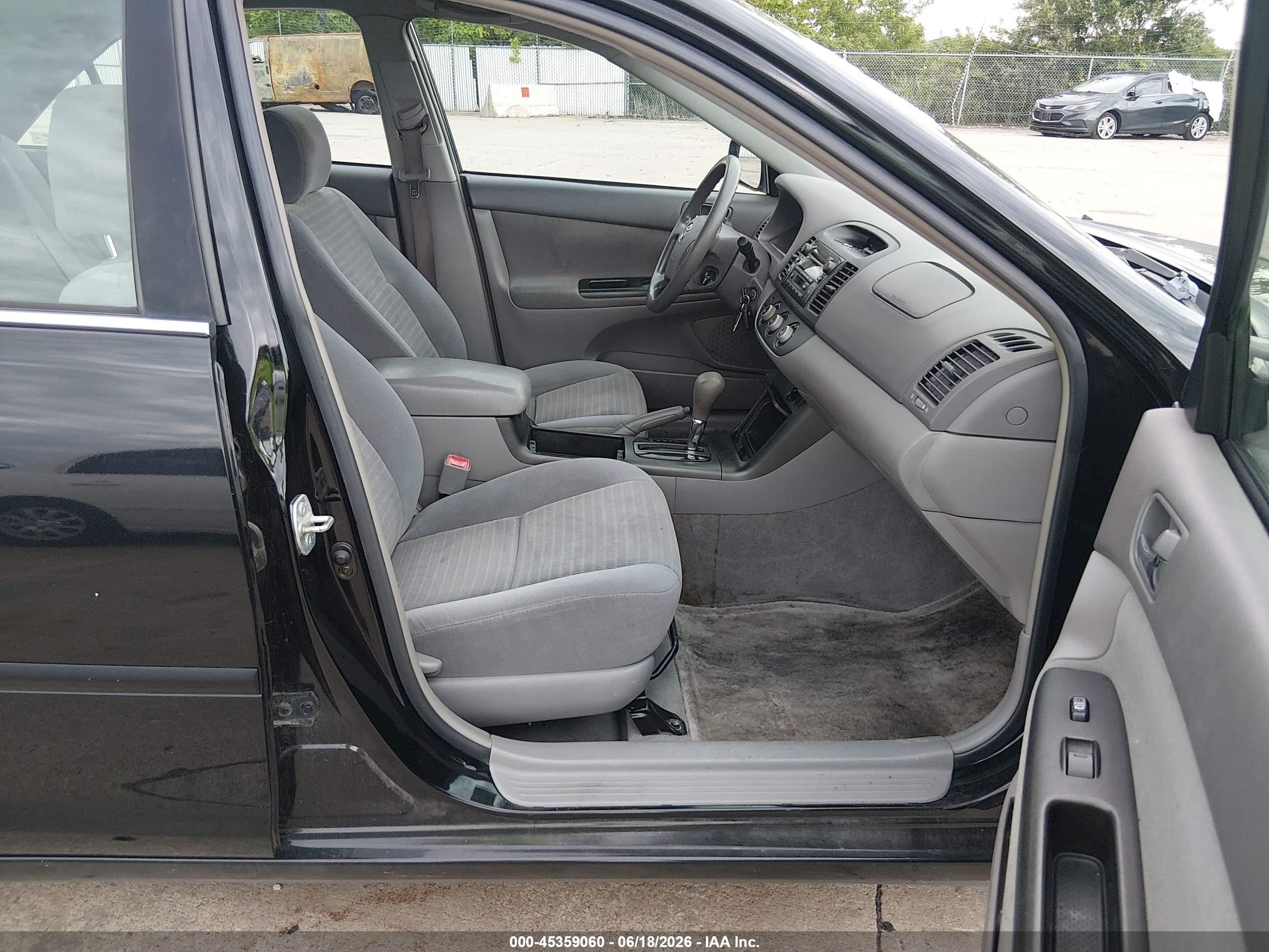 2006 Toyota Camry Le Black vin: 4T1BE32K06U684717
