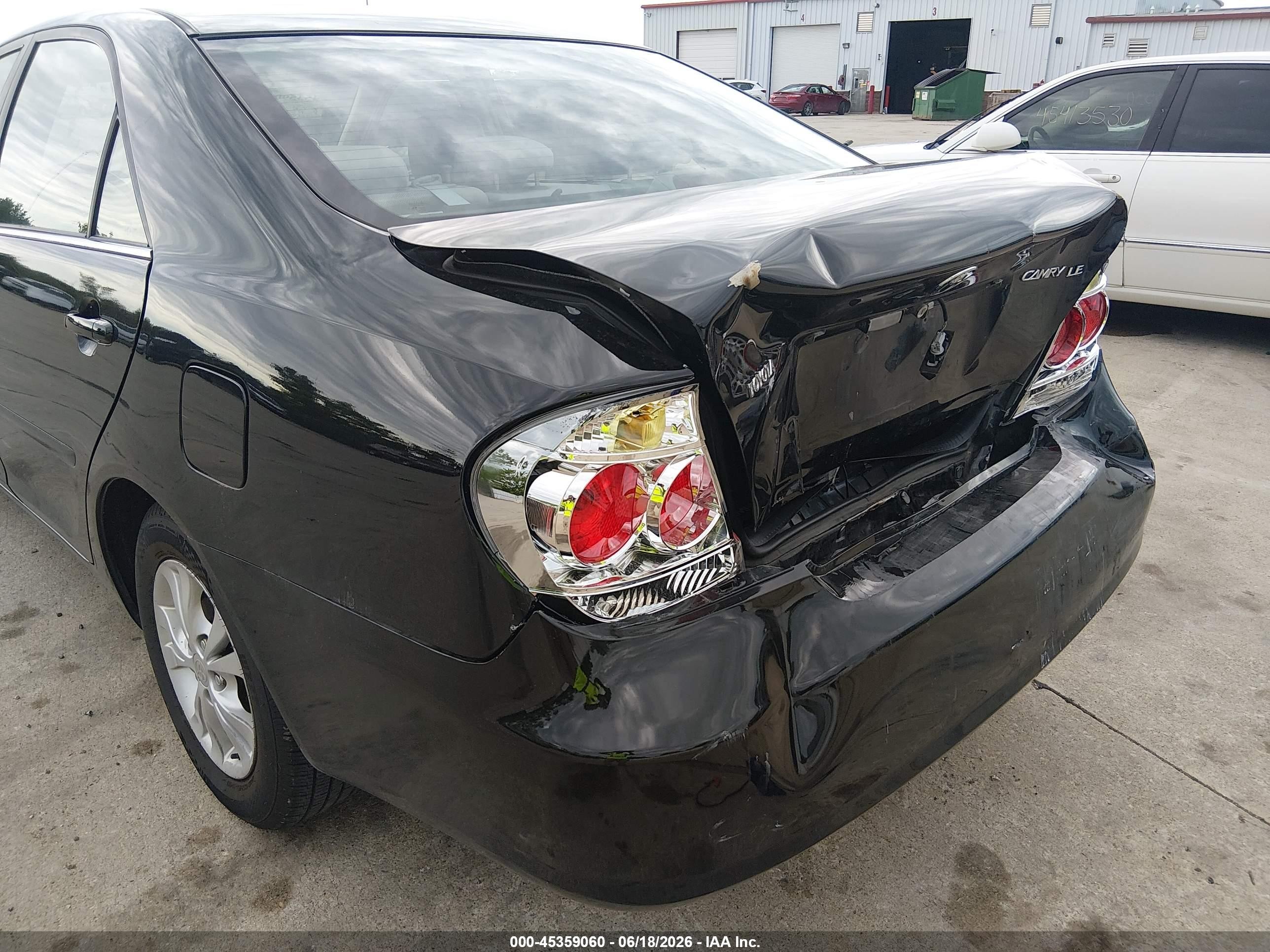 2006 Toyota Camry Le Black vin: 4T1BE32K06U684717