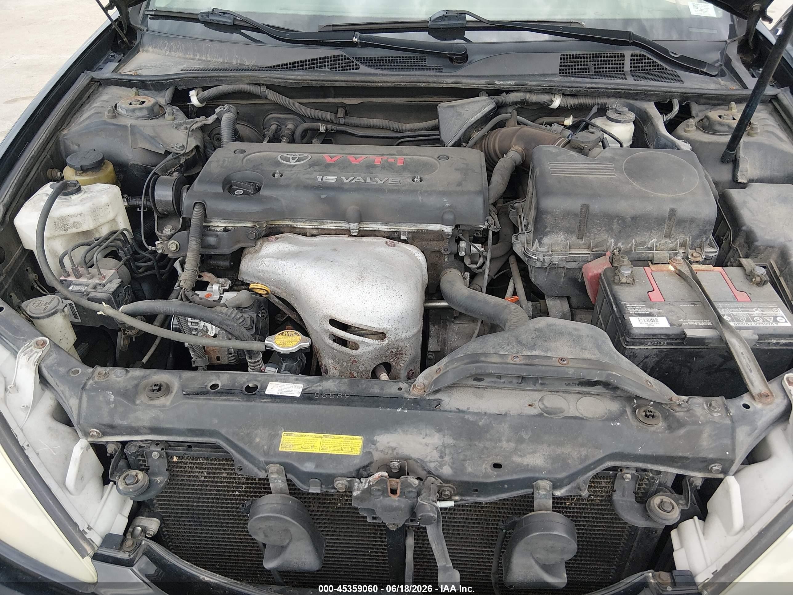 2006 Toyota Camry Le Black vin: 4T1BE32K06U684717