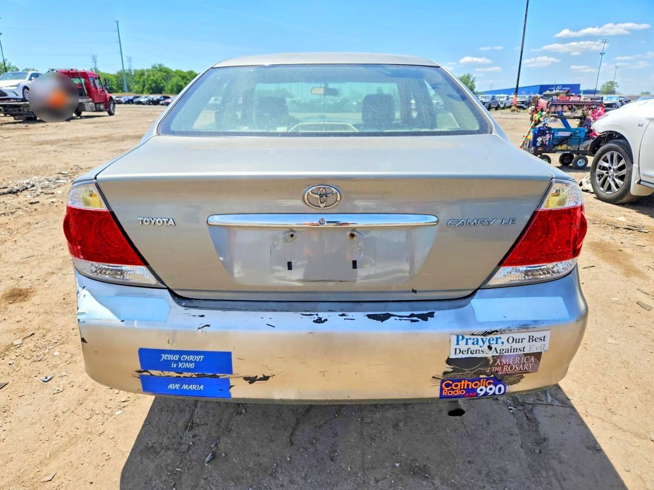 2006 Toyota Camry Le Silver vin: 4T1BE32K06U700592