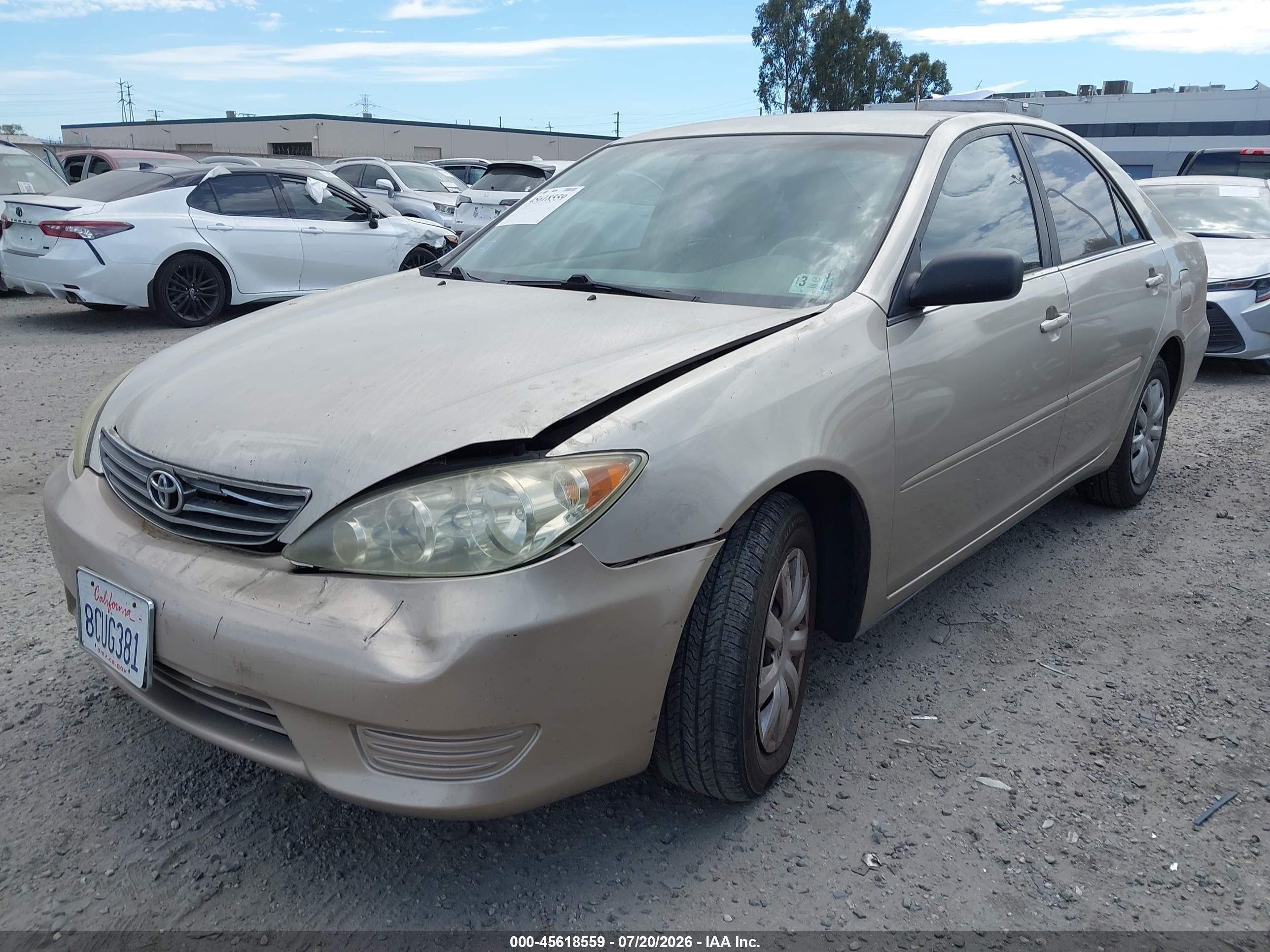 2006 Toyota Camry Std Champagne vin: 4T1BE32K06U706411