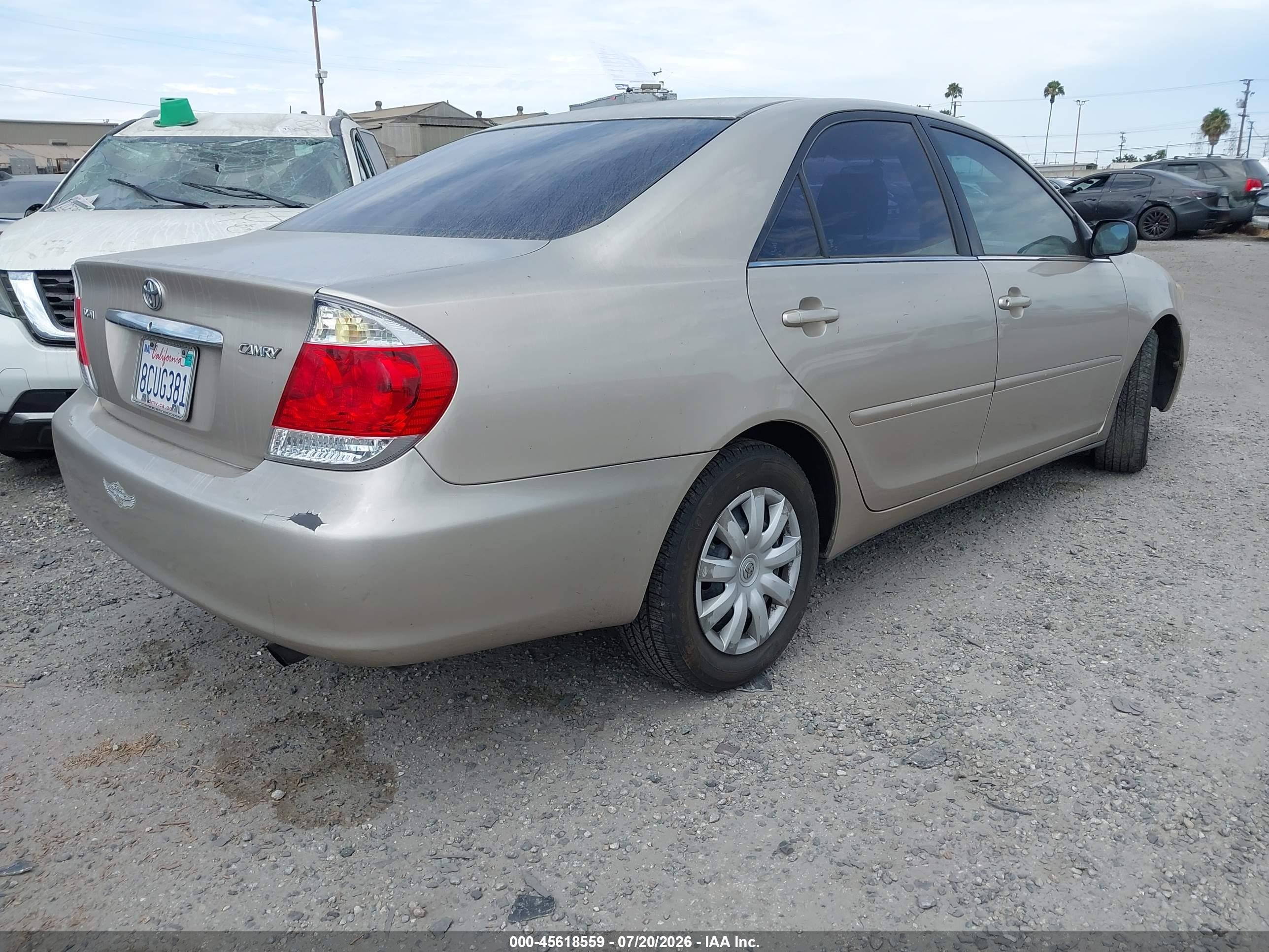 2006 Toyota Camry Std Champagne vin: 4T1BE32K06U706411