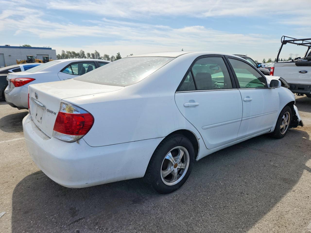 2006 Toyota Camry Le White vin: 4T1BE32K06U718638