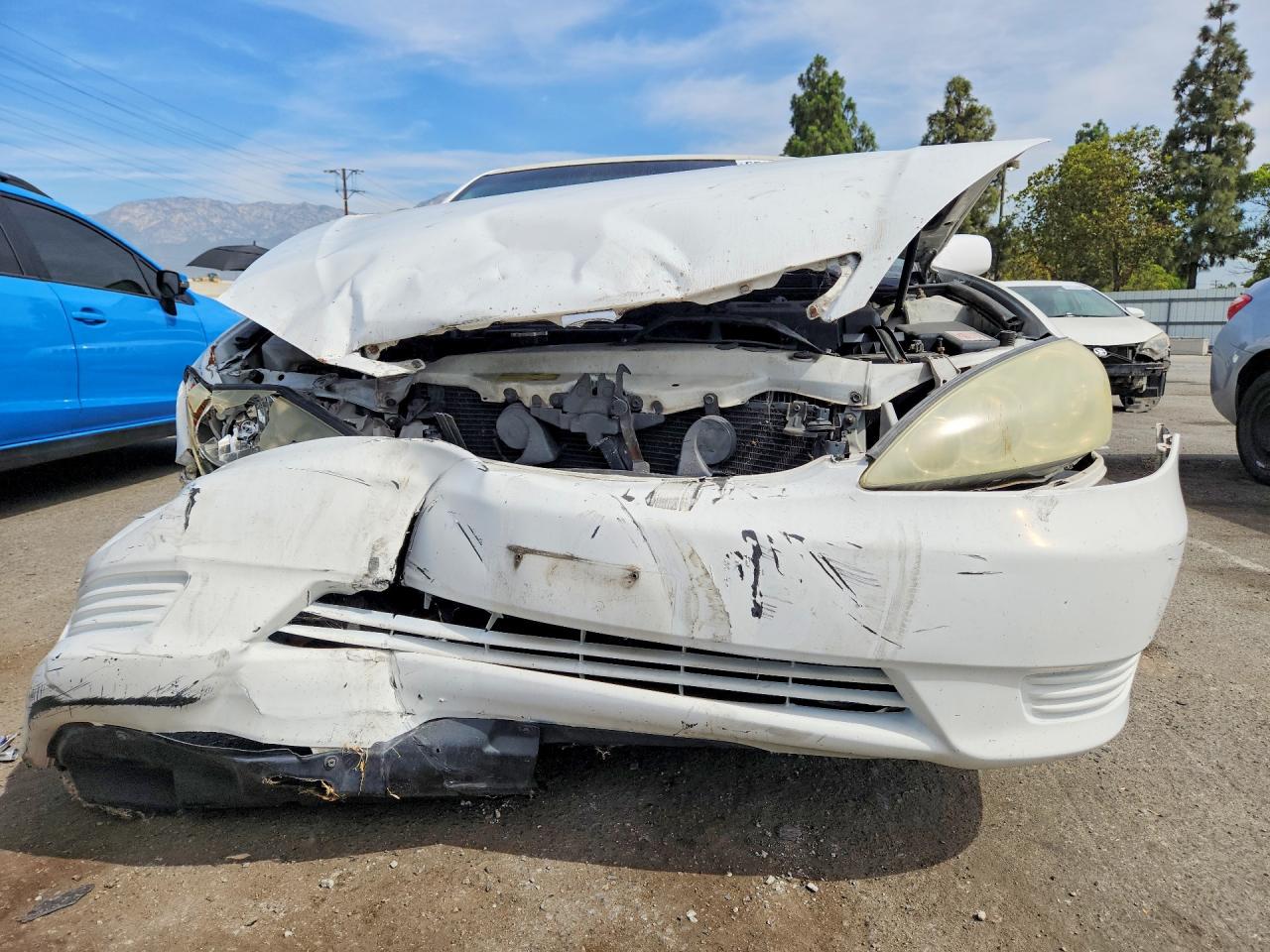 2006 Toyota Camry Le White vin: 4T1BE32K06U718638