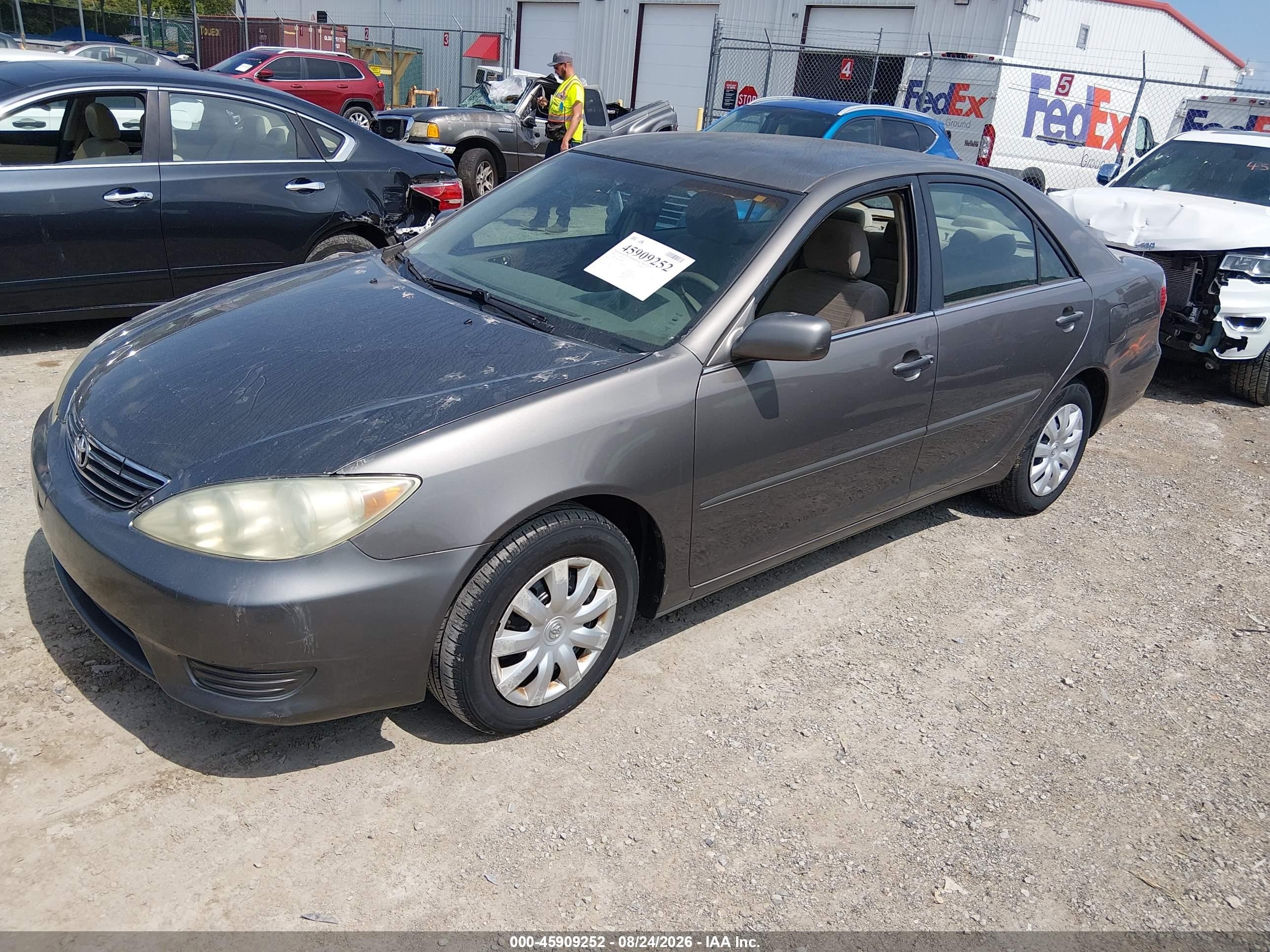 2006 Toyota Camry Le Gray vin: 4T1BE32K06U718994