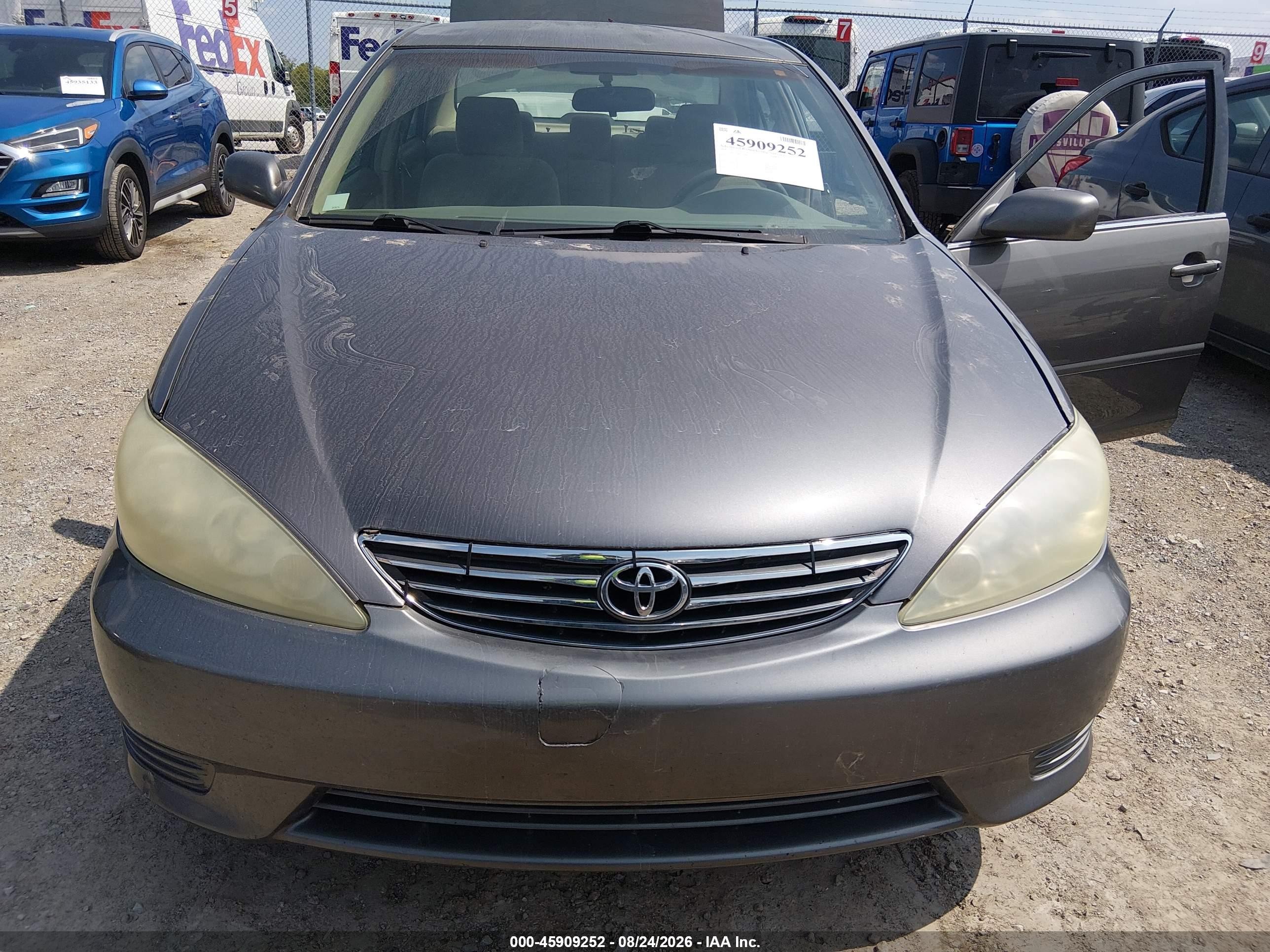 2006 Toyota Camry Le Gray vin: 4T1BE32K06U718994