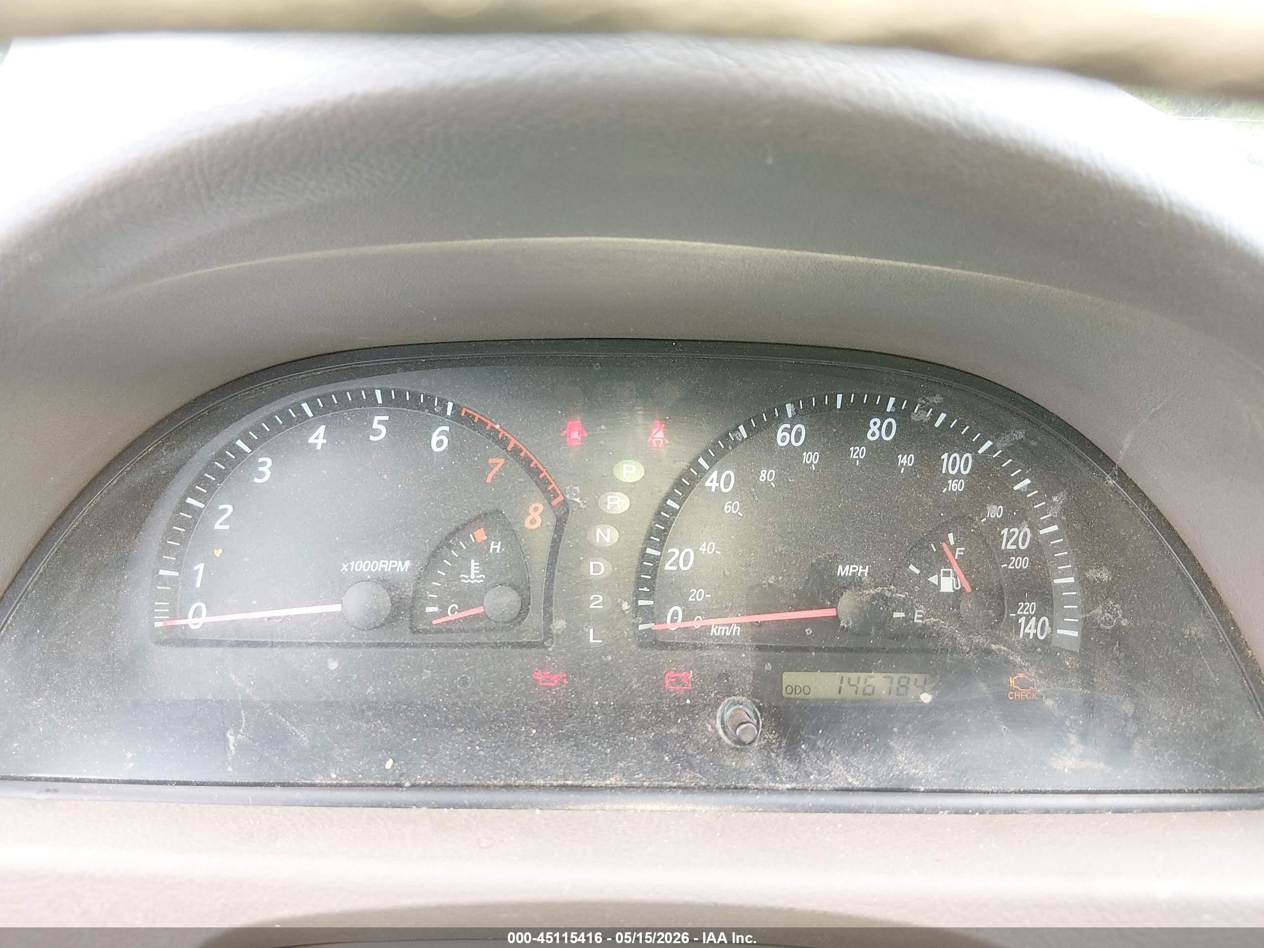 2002 Toyota Camry Le Brown vin: 4T1BE32K12U078143
