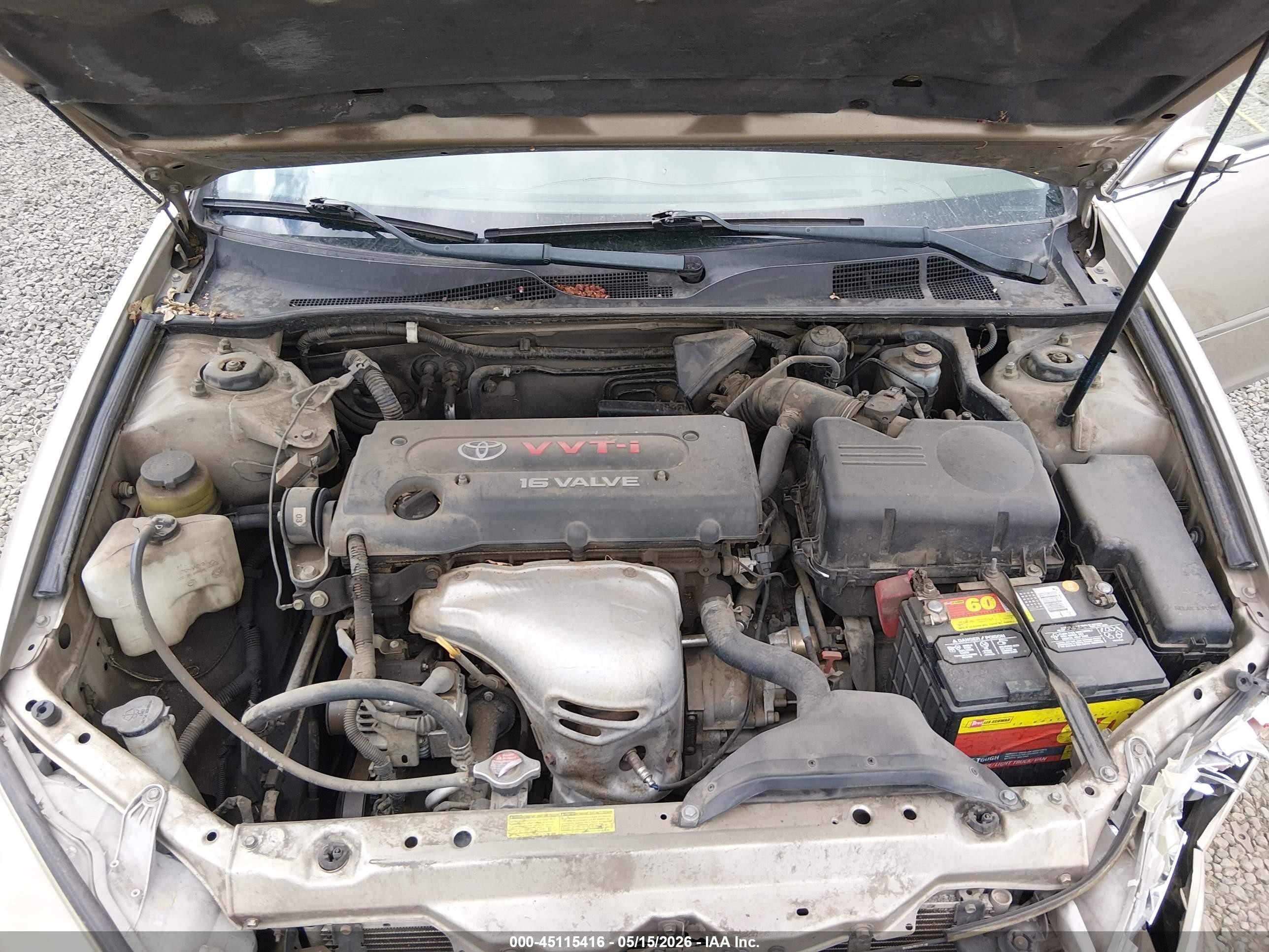 2002 Toyota Camry Le Brown vin: 4T1BE32K12U078143