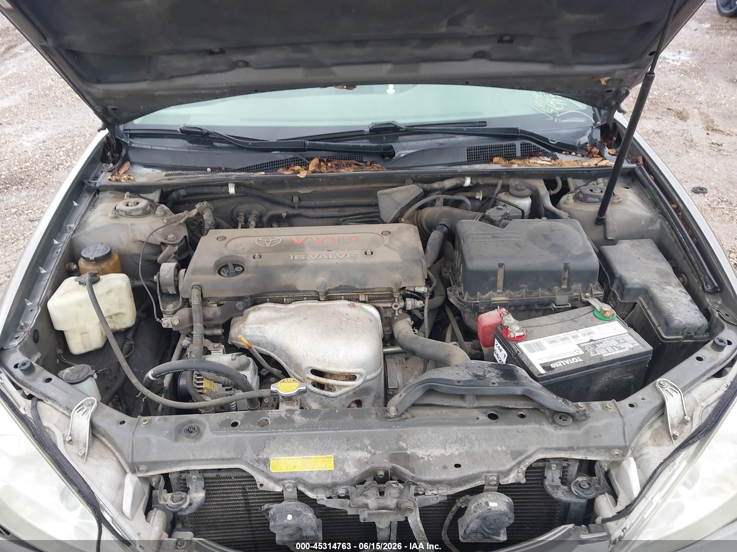 2002 Toyota Camry Le Gray vin: 4T1BE32K12U543942
