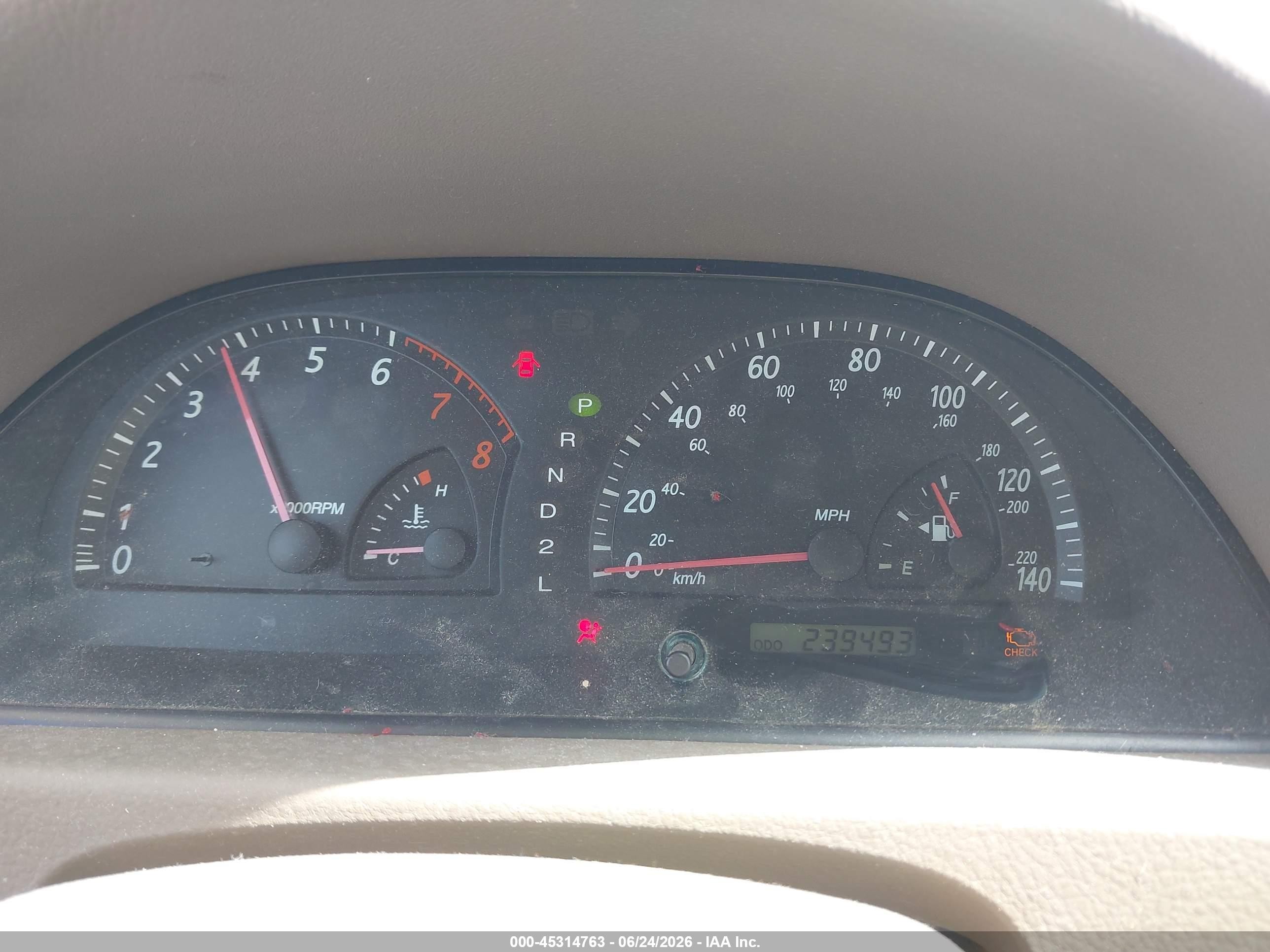 2002 Toyota Camry Le Gray vin: 4T1BE32K12U543942