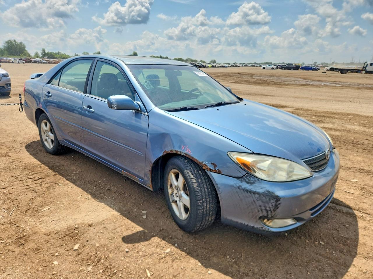2002 Toyota Camry Se Blue vin: 4T1BE32K12U618347