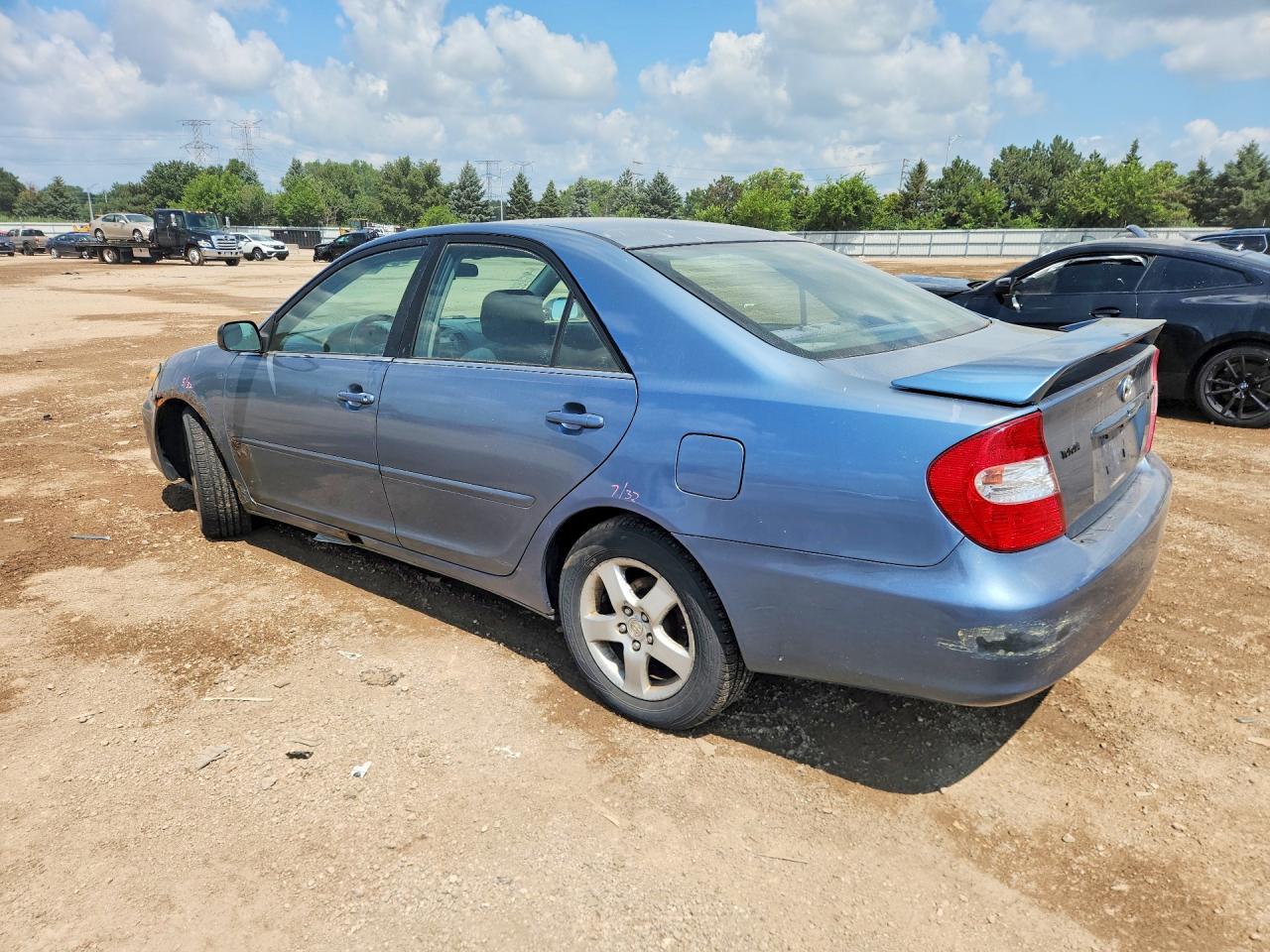 2002 Toyota Camry Se Blue vin: 4T1BE32K12U618347
