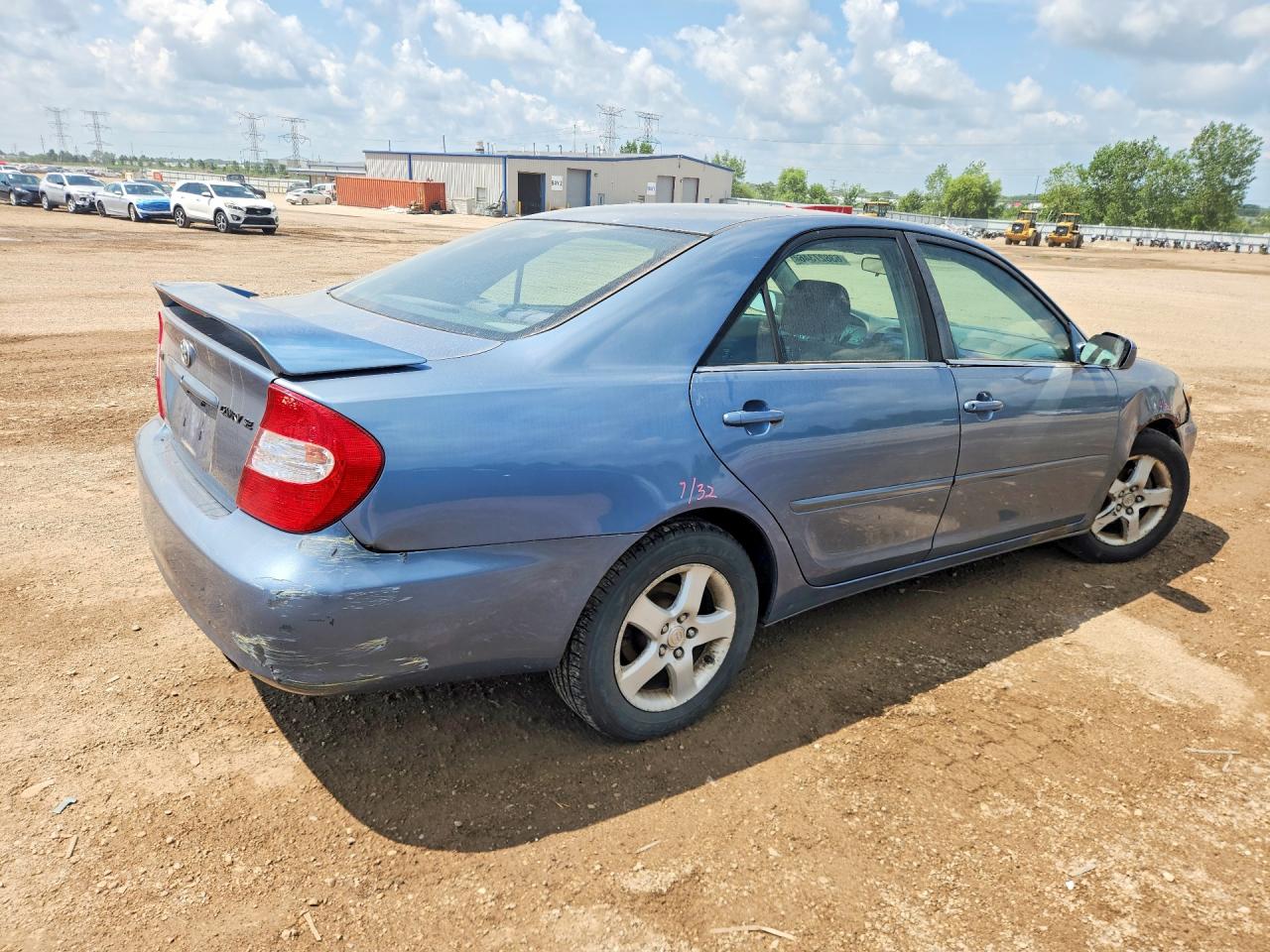 2002 Toyota Camry Se Blue vin: 4T1BE32K12U618347