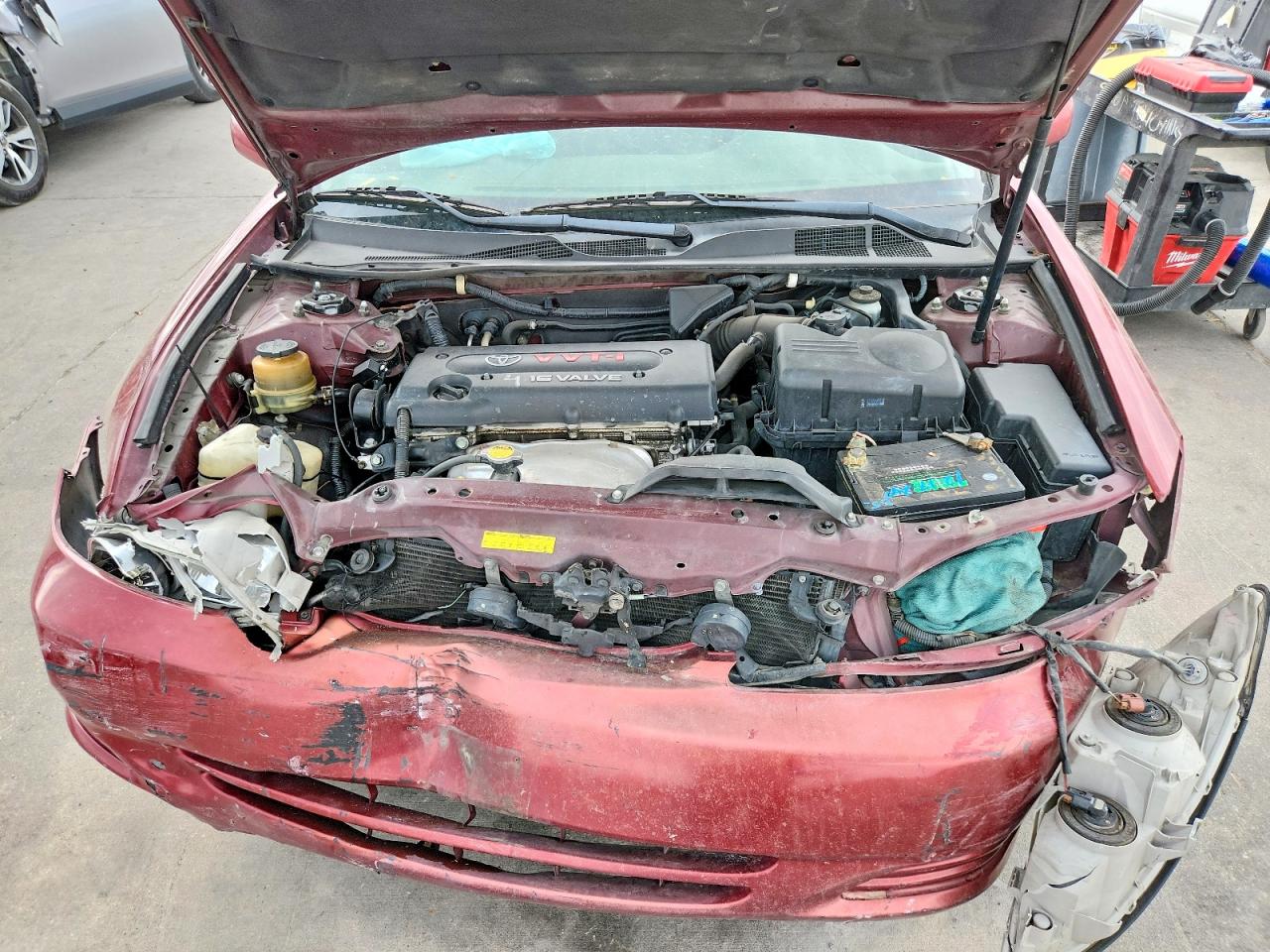 2003 Toyota Camry Le Burgundy vin: 4T1BE32K13U143963