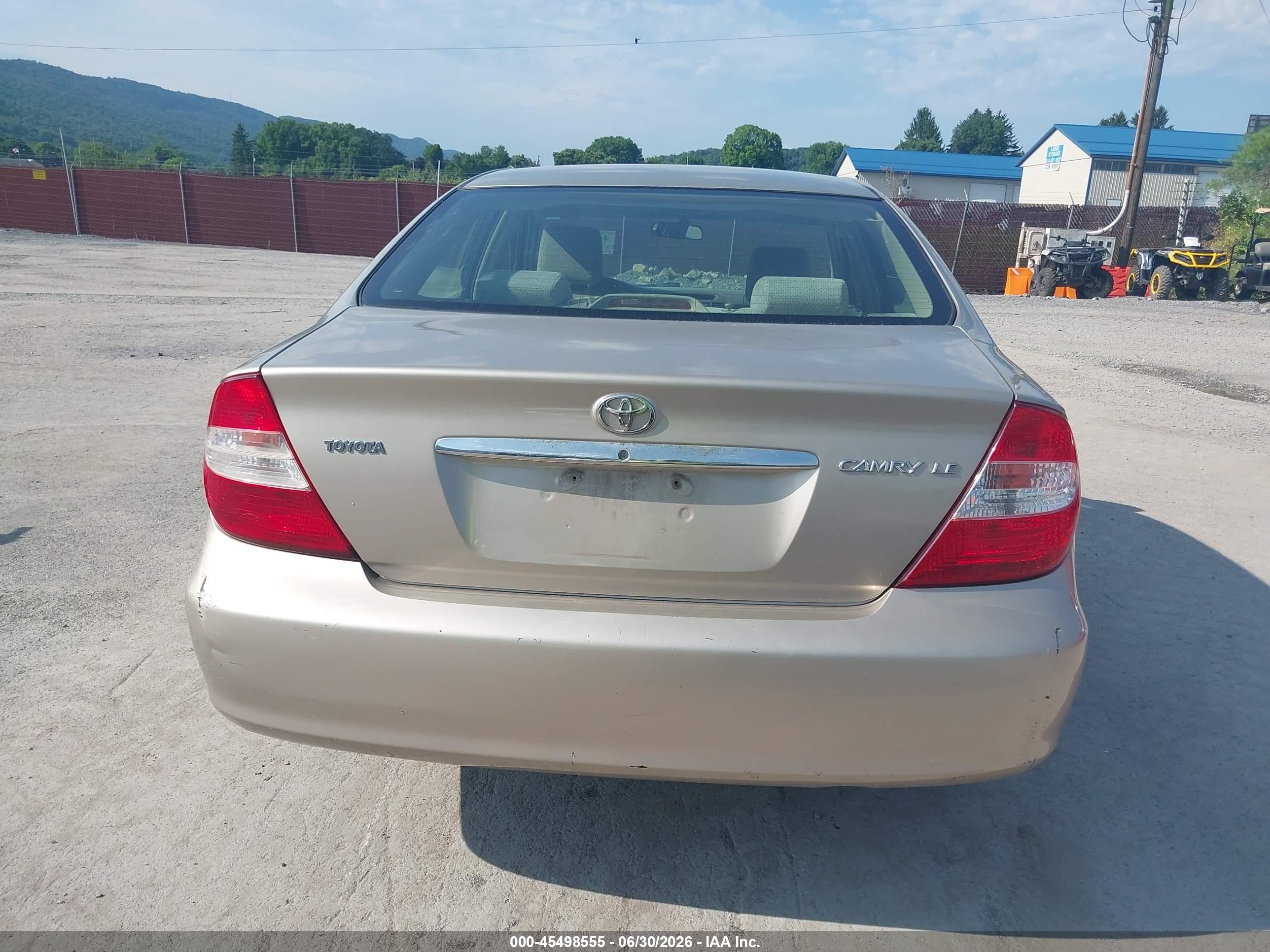 2003 Toyota Camry Le Beige vin: 4T1BE32K13U172511