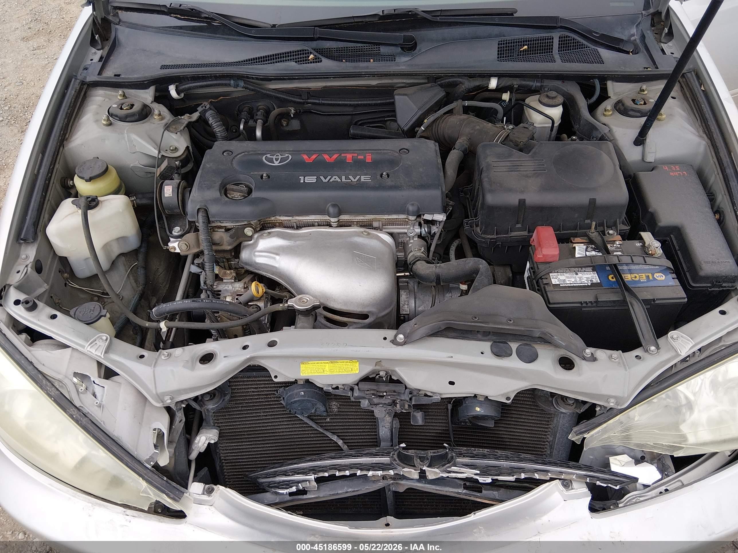 2003 Toyota Camry Le Silver vin: 4T1BE32K13U178759