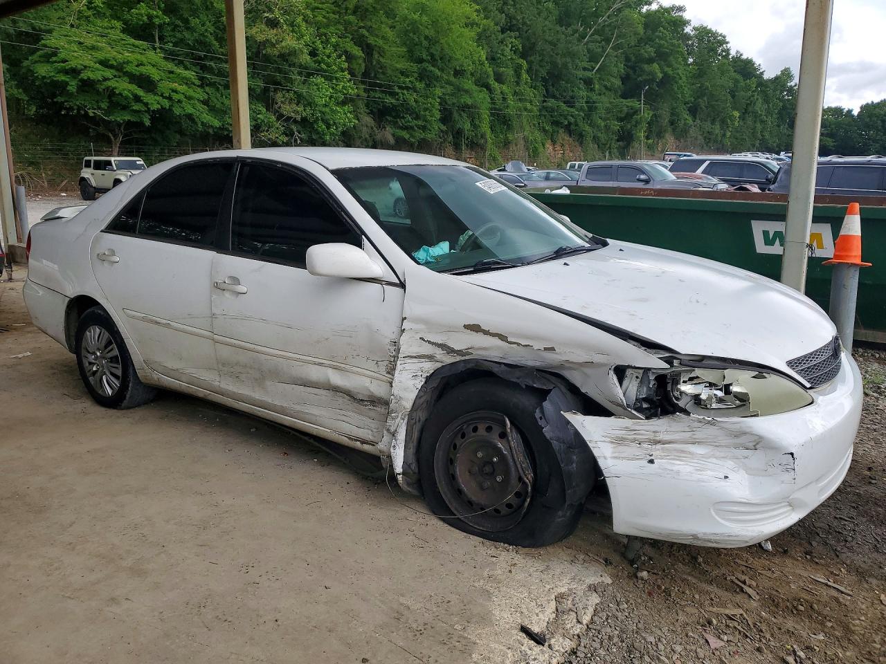 2003 Toyota Camry Le White vin: 4T1BE32K13U226566