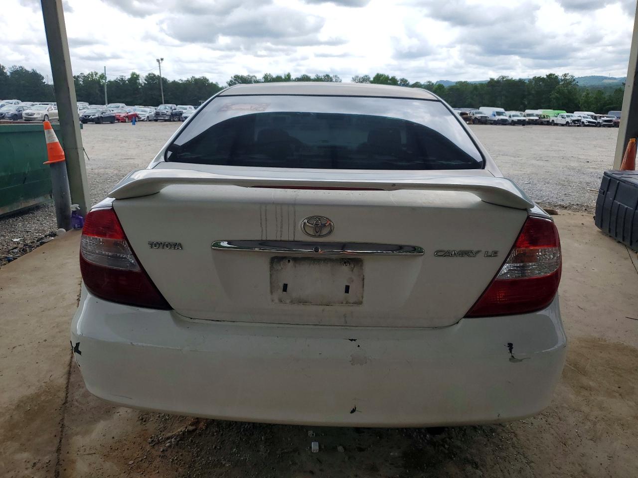 2003 Toyota Camry Le White vin: 4T1BE32K13U226566