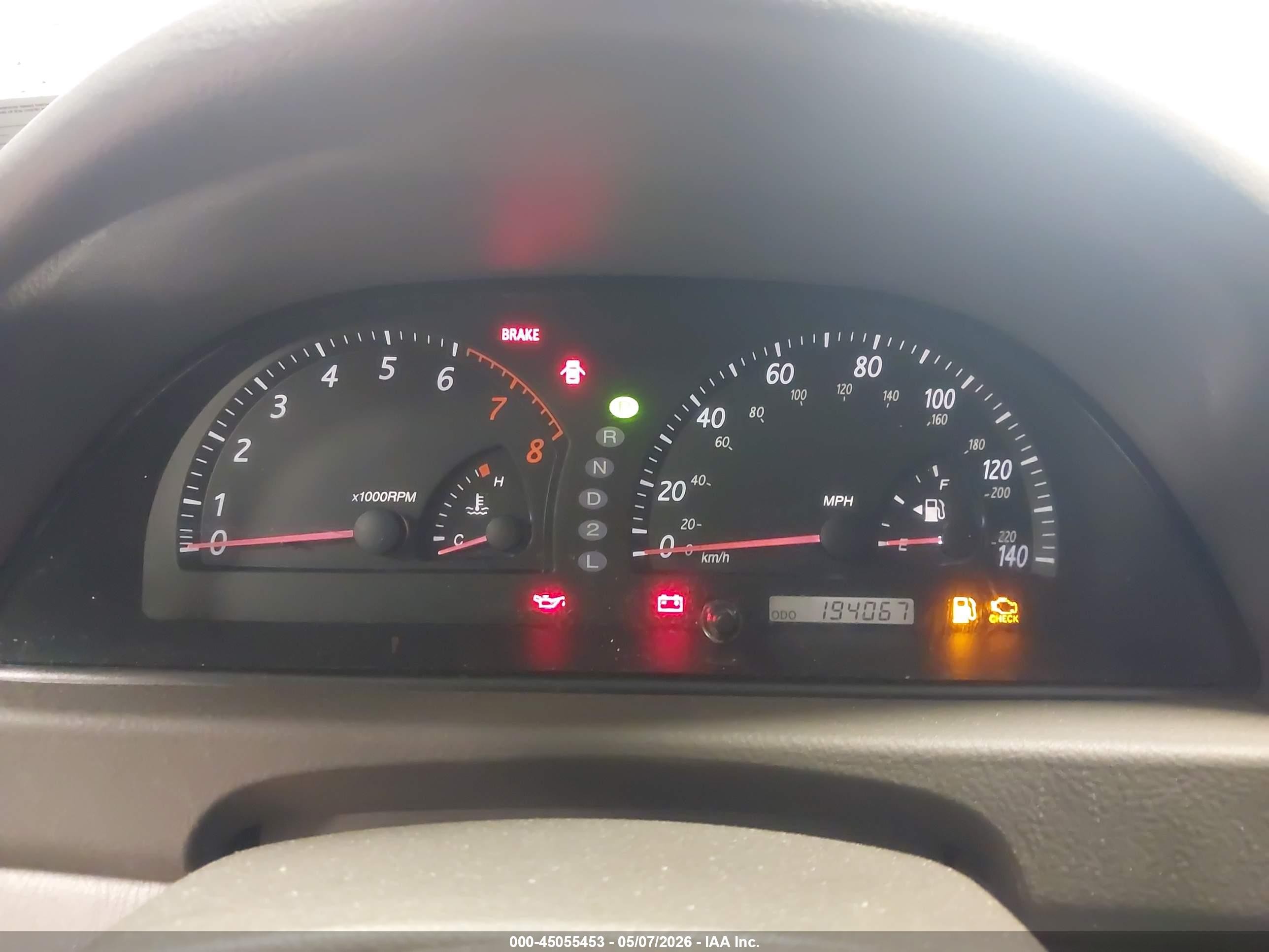 2003 Toyota Camry Le Белый vin: 4T1BE32K13U245179