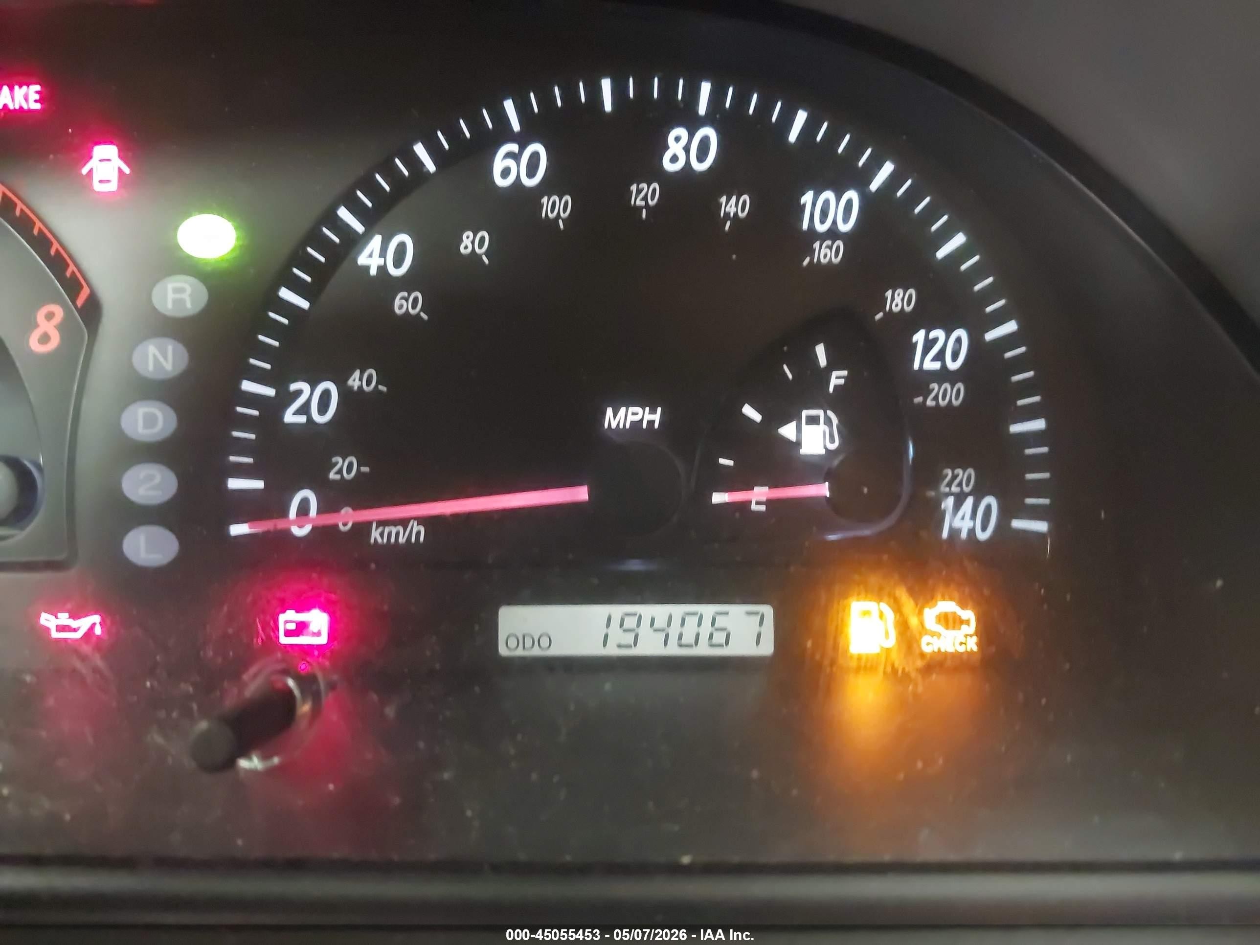2003 Toyota Camry Le Белый vin: 4T1BE32K13U245179