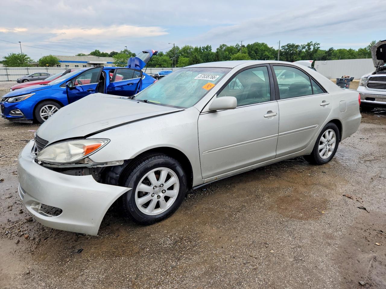 2003 Toyota Camry Xle Silver vin: 4T1BE32K13U259356