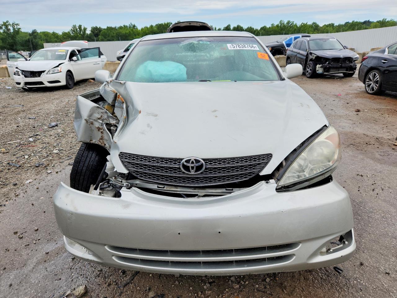 2003 Toyota Camry Xle Silver vin: 4T1BE32K13U259356