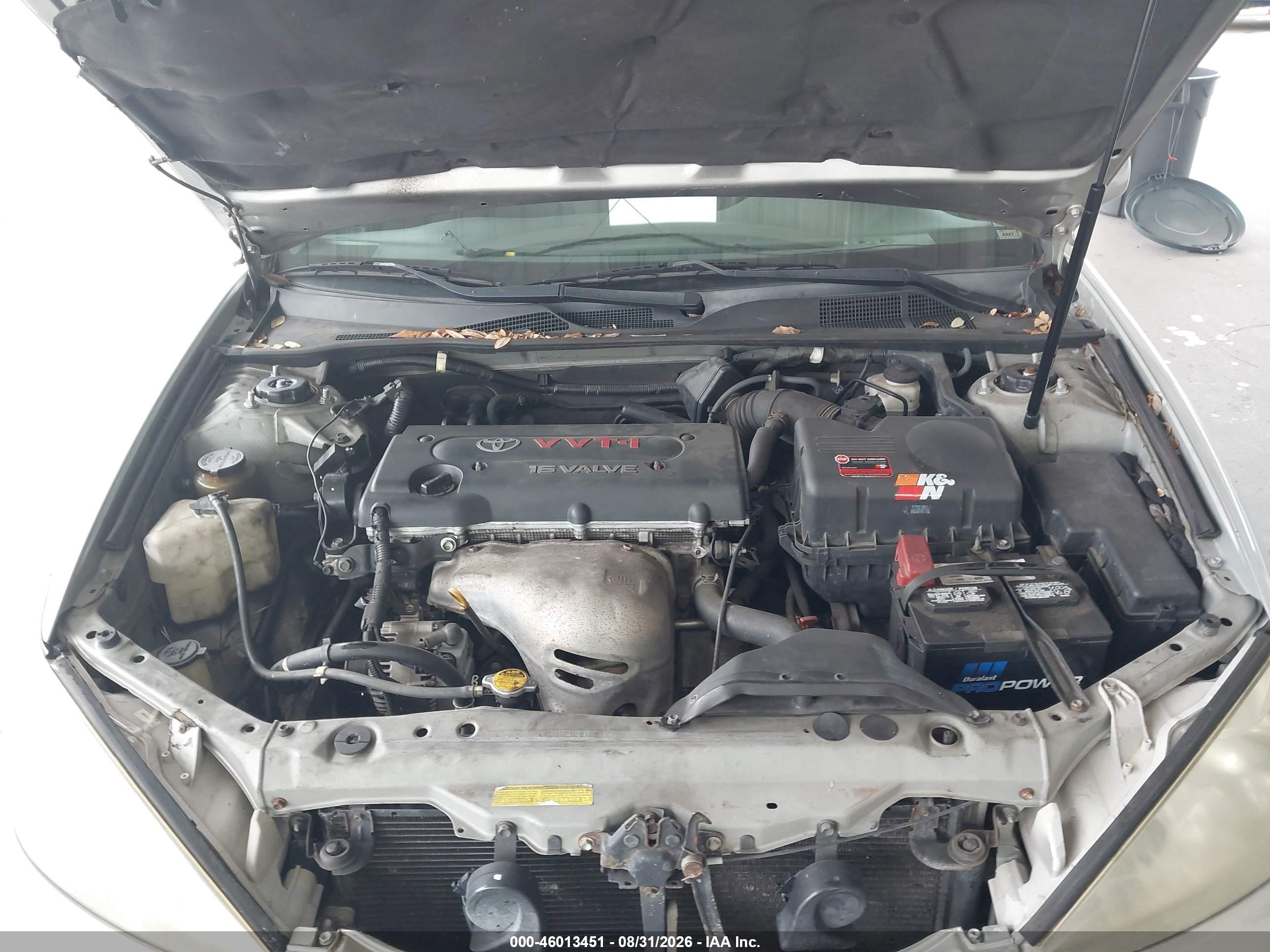 2003 Toyota Camry Le Серебряный vin: 4T1BE32K13U684625