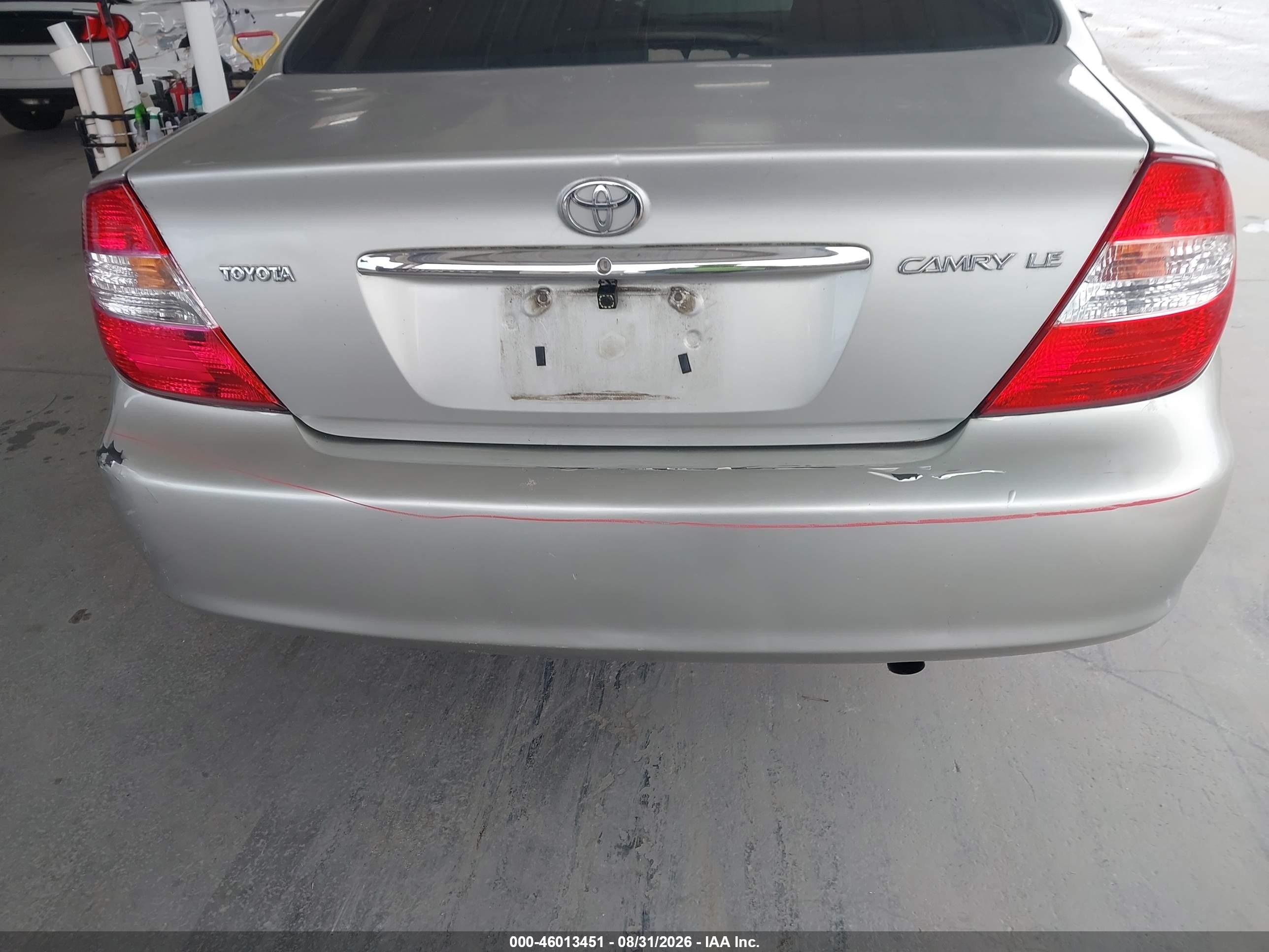 2003 Toyota Camry Le Серебряный vin: 4T1BE32K13U684625