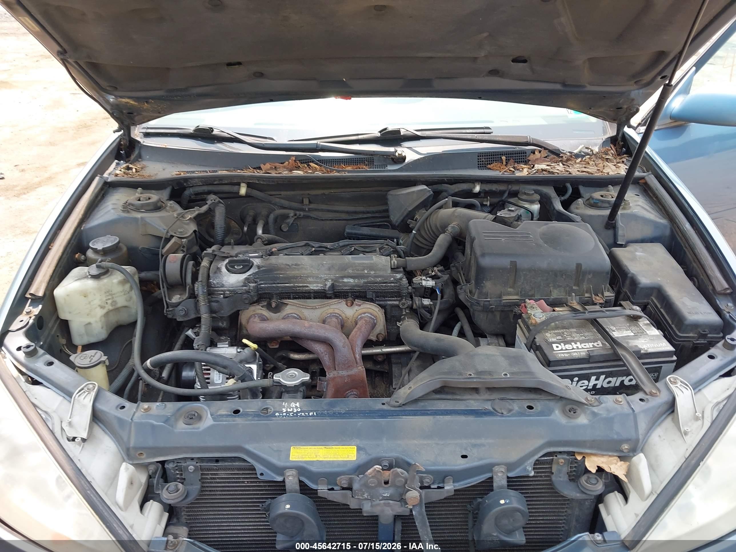2003 Toyota Camry Le Light Blue vin: 4T1BE32K13U687606