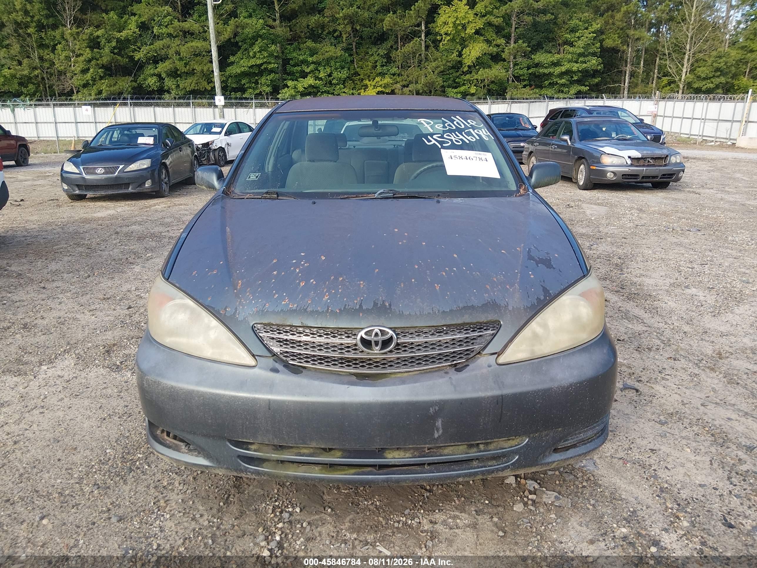 2003 Toyota Camry Le Green vin: 4T1BE32K13U706719