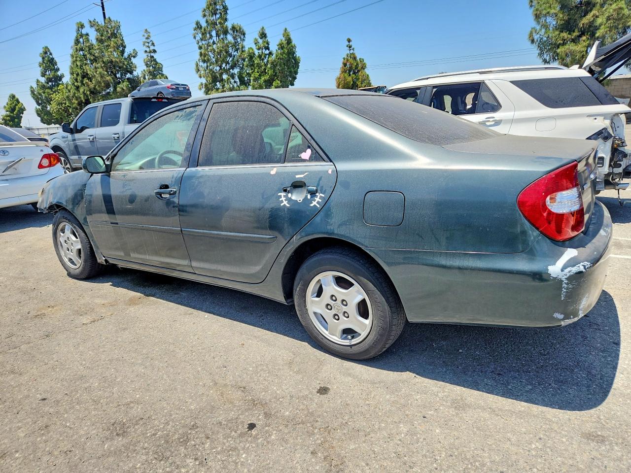 2003 Toyota Camry Le Green vin: 4T1BE32K13U714593