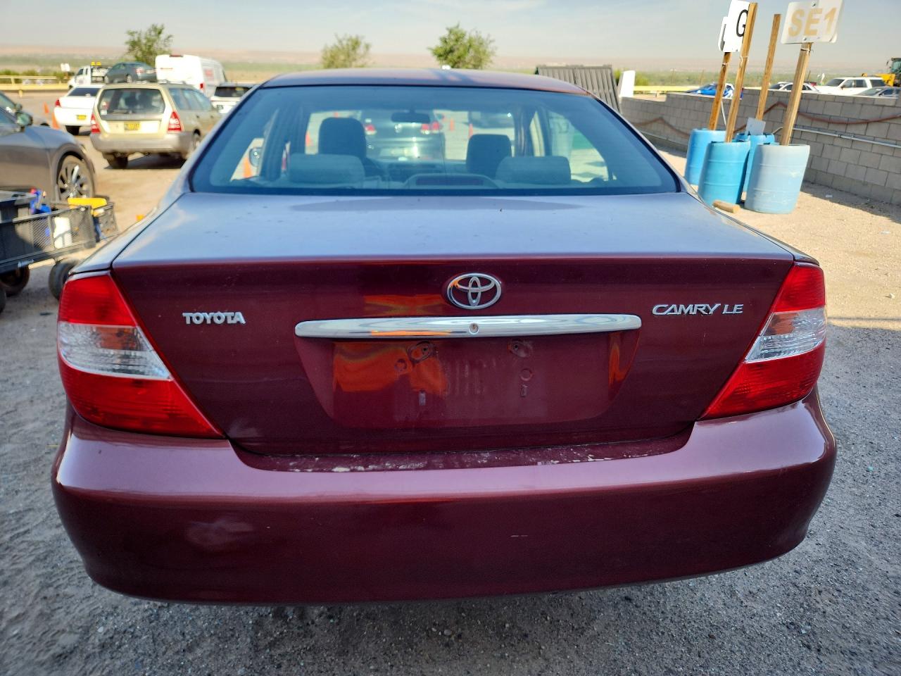 2003 Toyota Camry Le Бордовый vin: 4T1BE32K13U718837