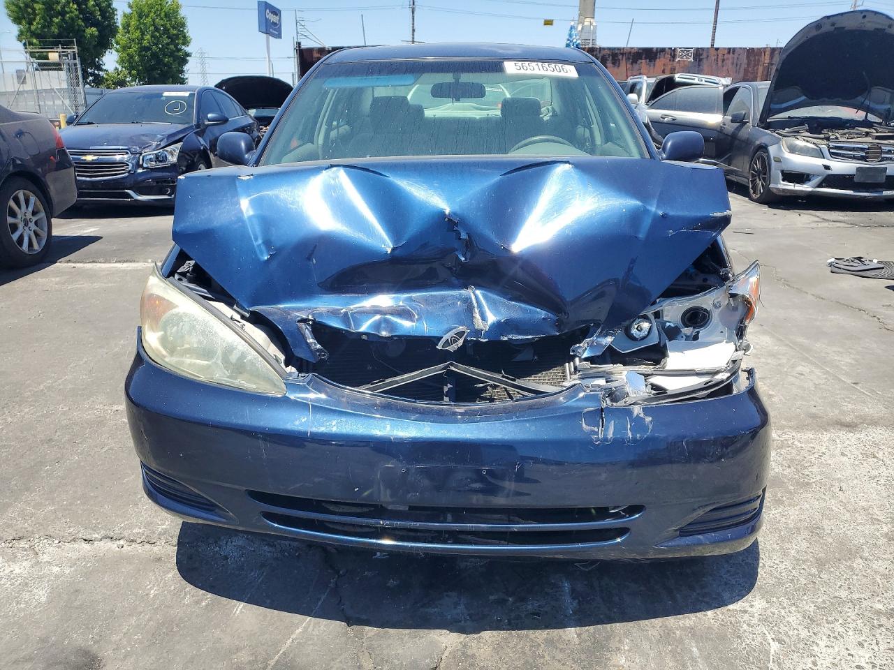2004 Toyota Camry Le Синий vin: 4T1BE32K14U299650