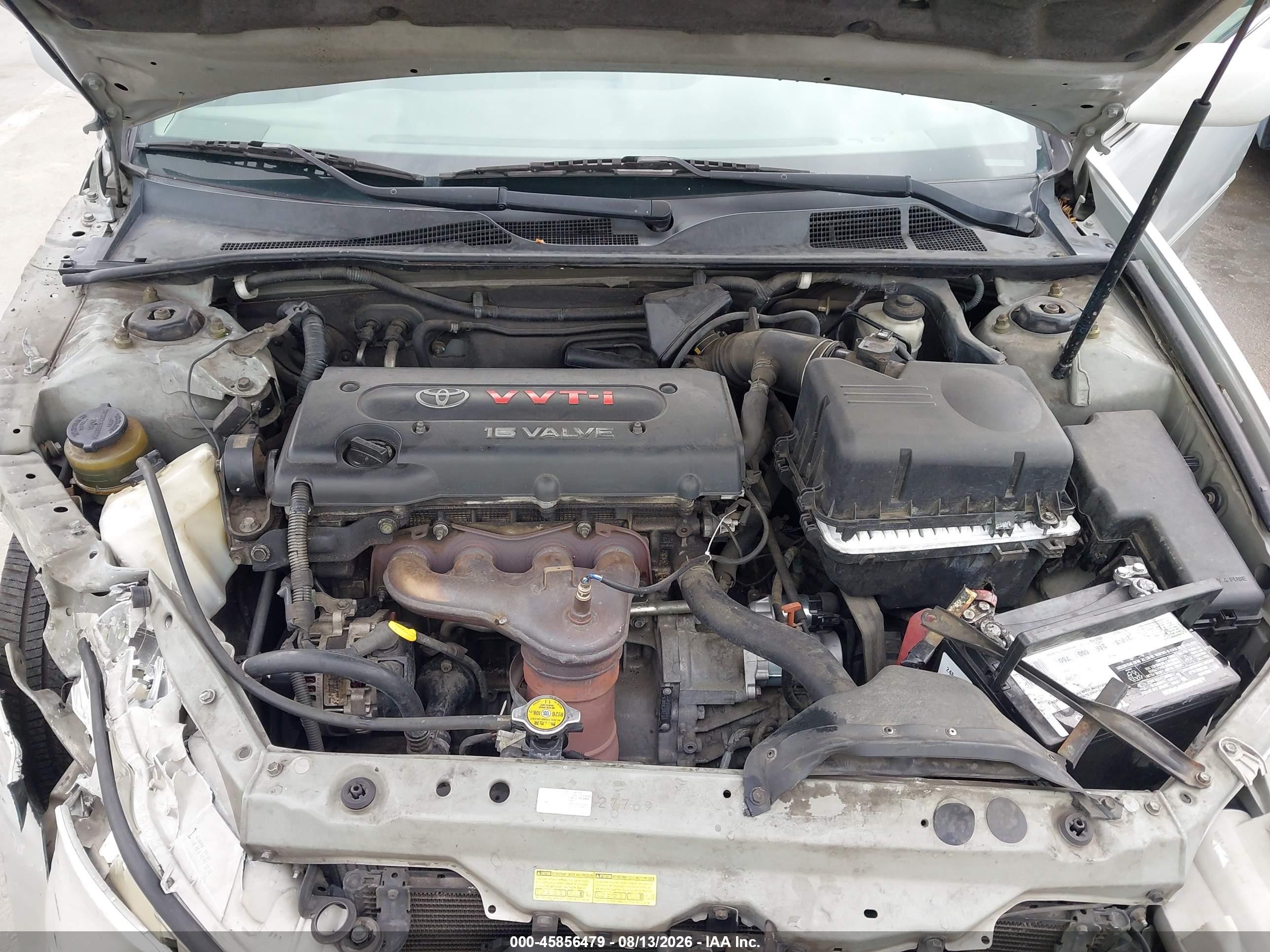 2004 Toyota Camry Le Silver vin: 4T1BE32K14U300666