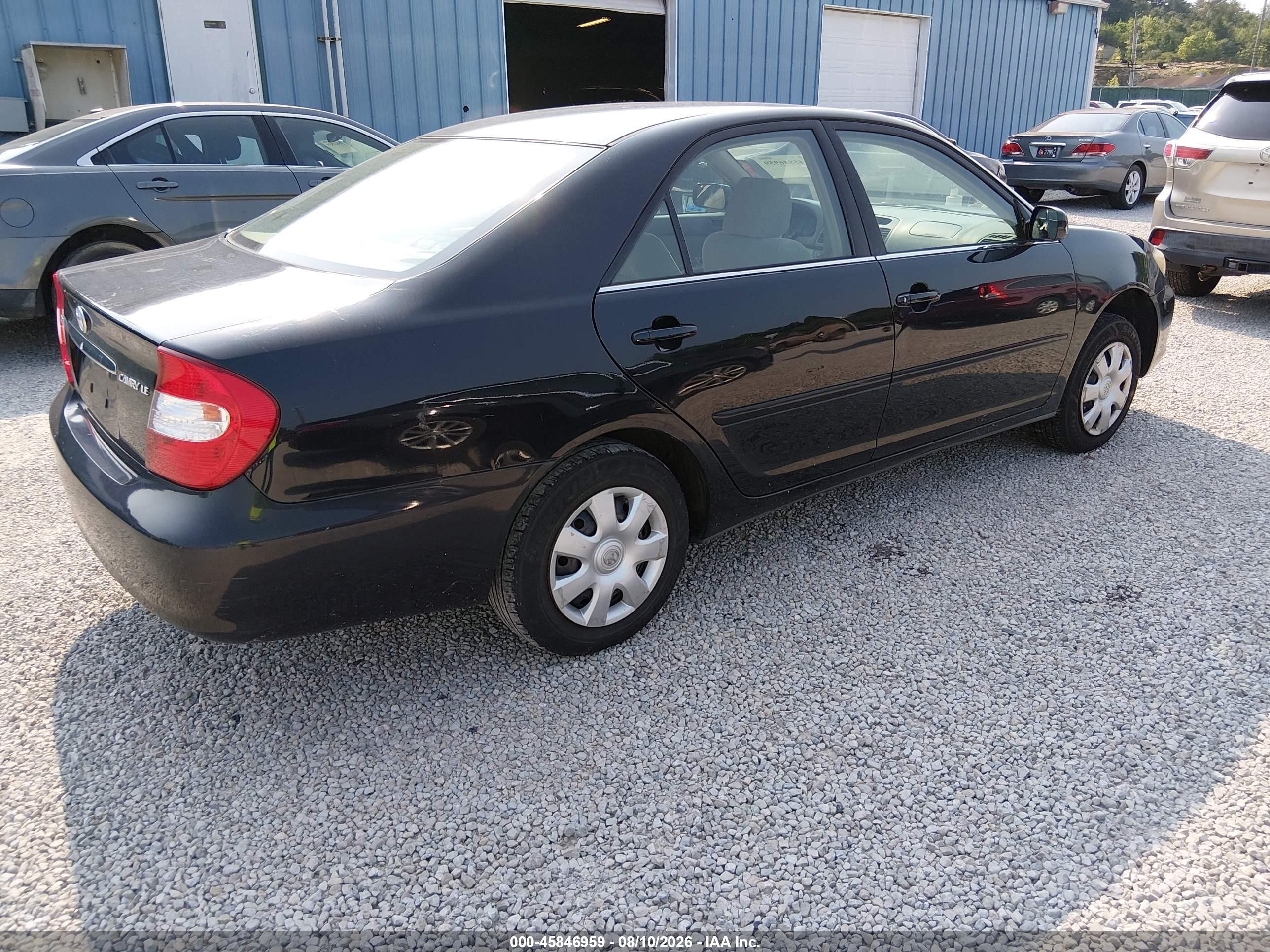 2004 Toyota Camry Le Black vin: 4T1BE32K14U310369