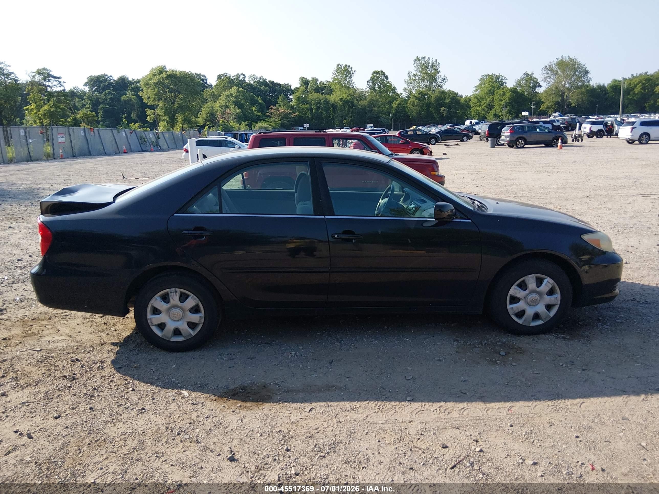 2004 Toyota Camry Le Black vin: 4T1BE32K14U314289