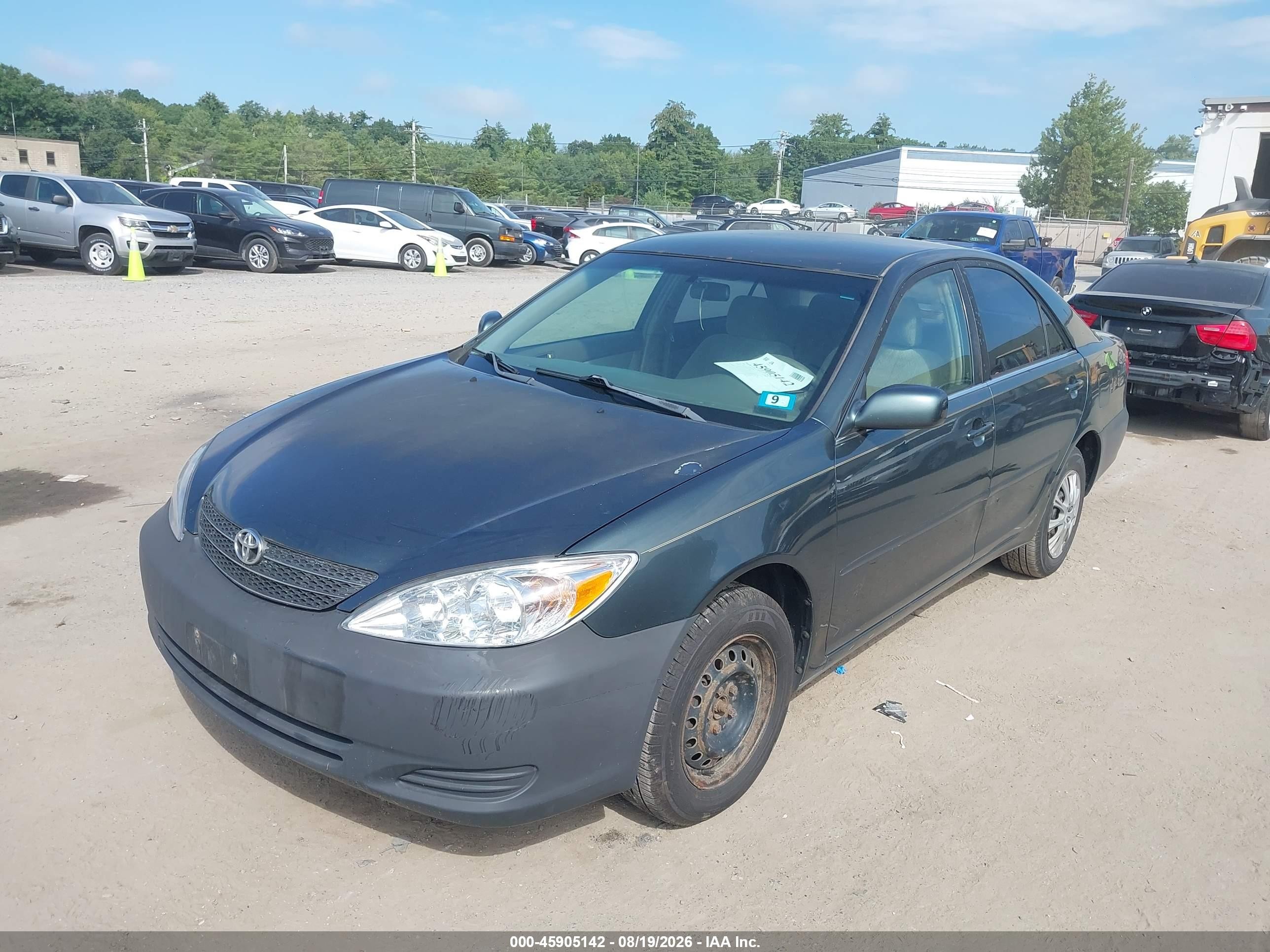 2004 Toyota Camry Le Green vin: 4T1BE32K14U319086