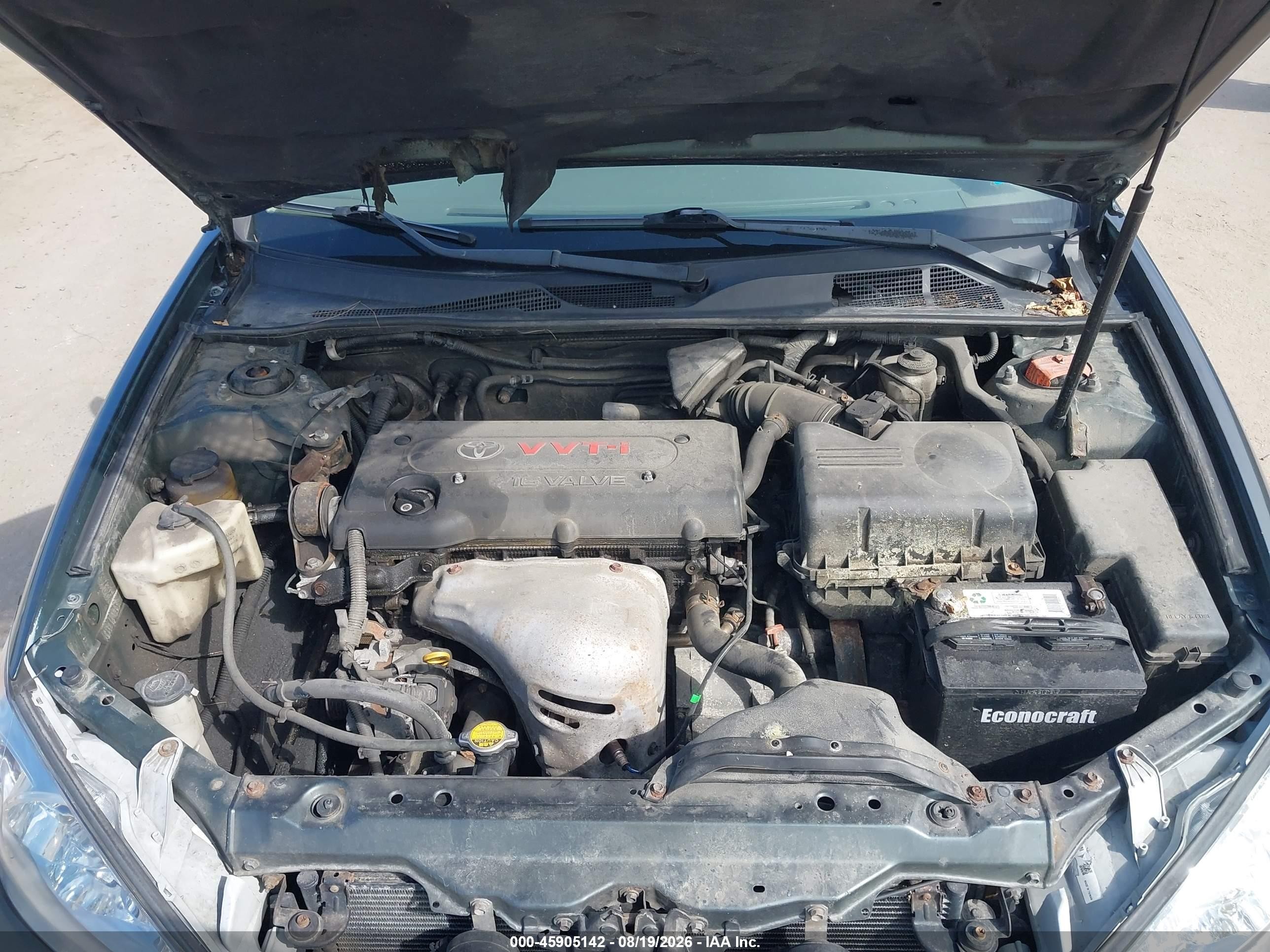 2004 Toyota Camry Le Green vin: 4T1BE32K14U319086