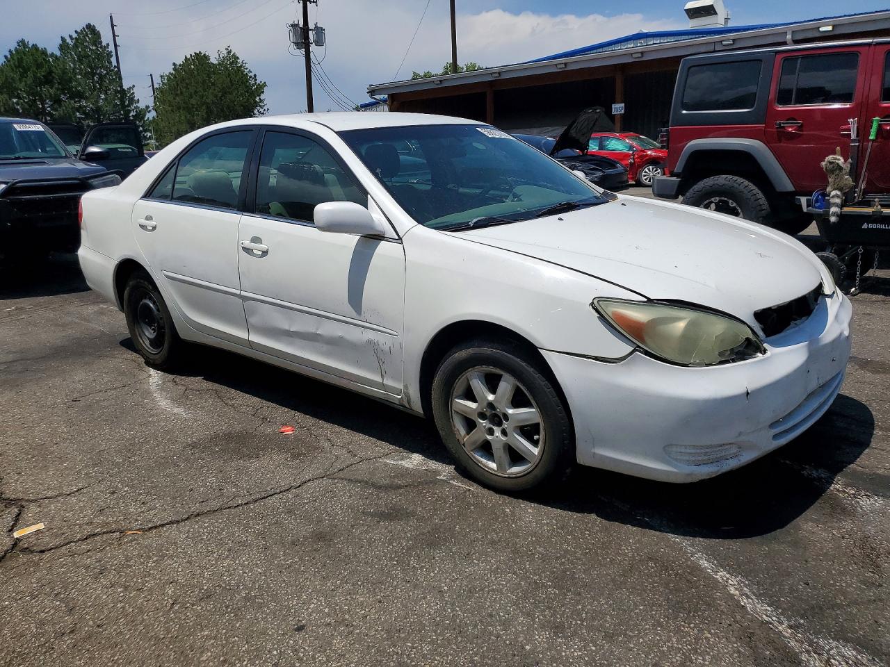 2004 Toyota Camry Le White vin: 4T1BE32K14U323915